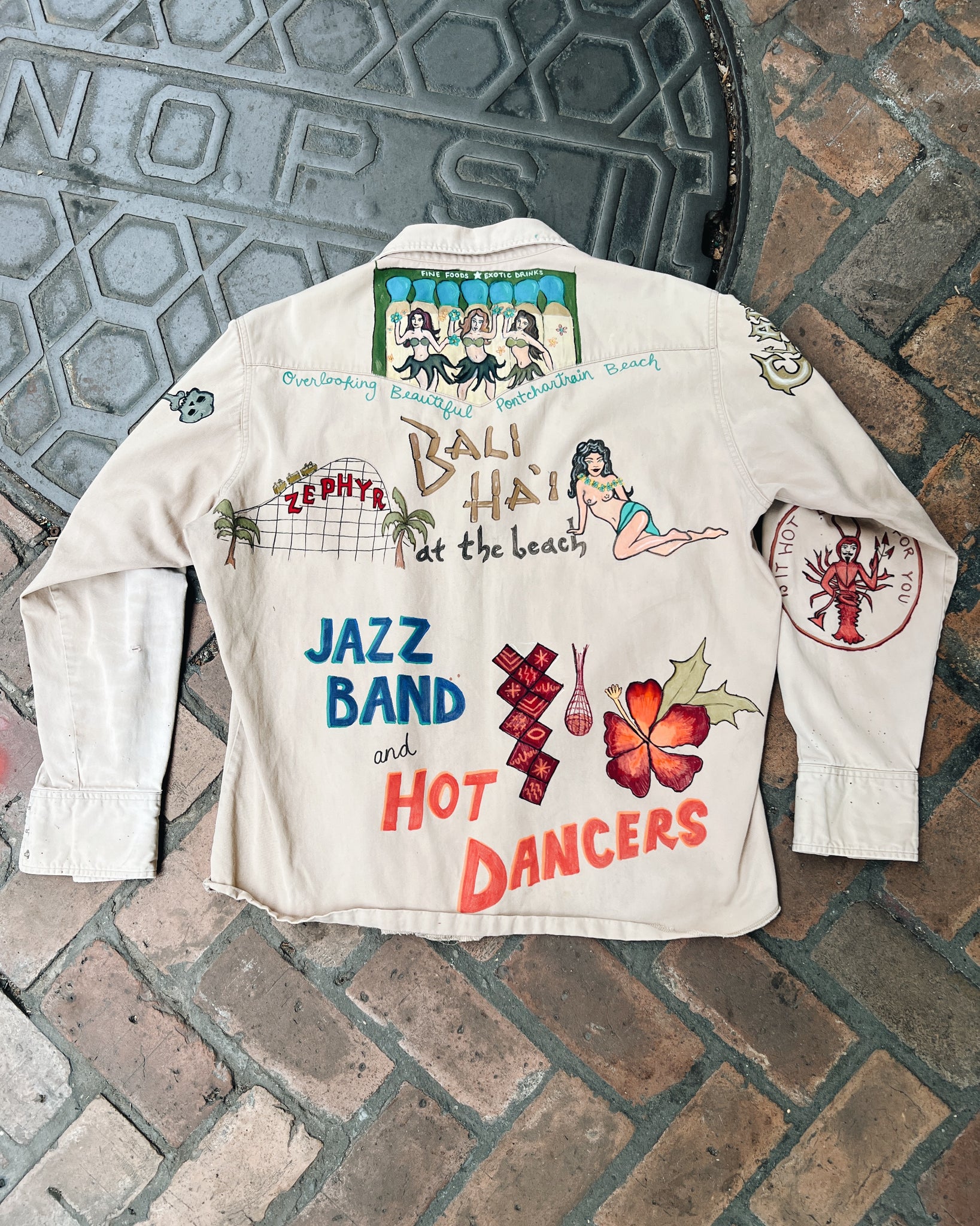 Hand Painted - Pontchartrain Beach