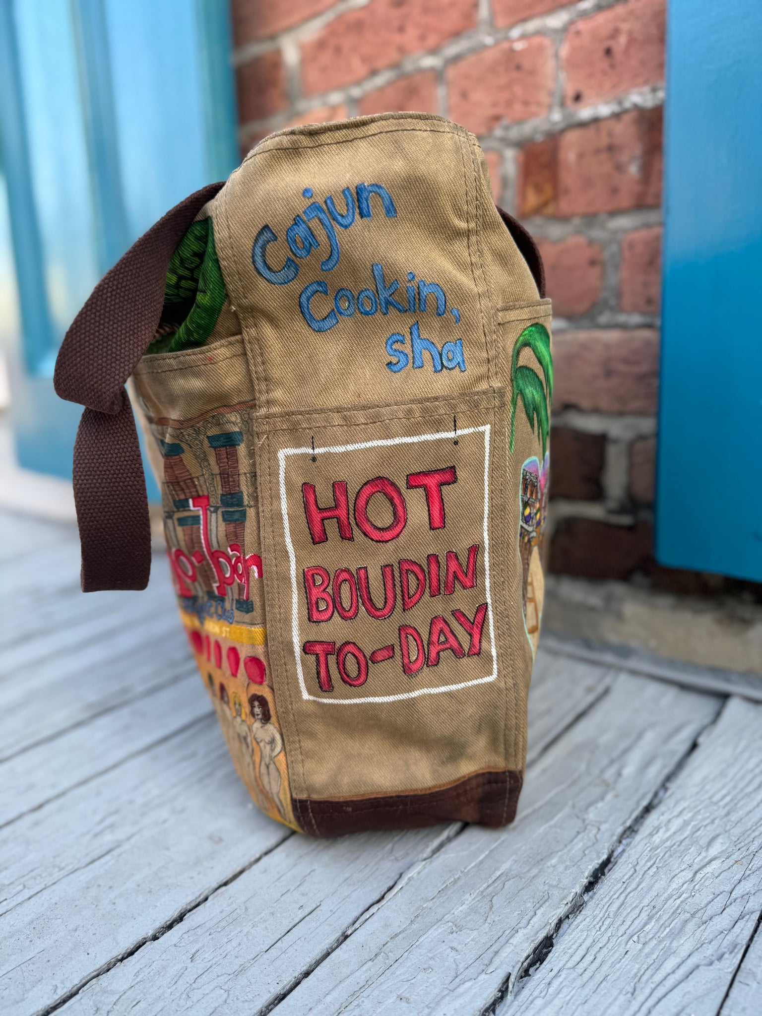 New Orleans Post Card Bag