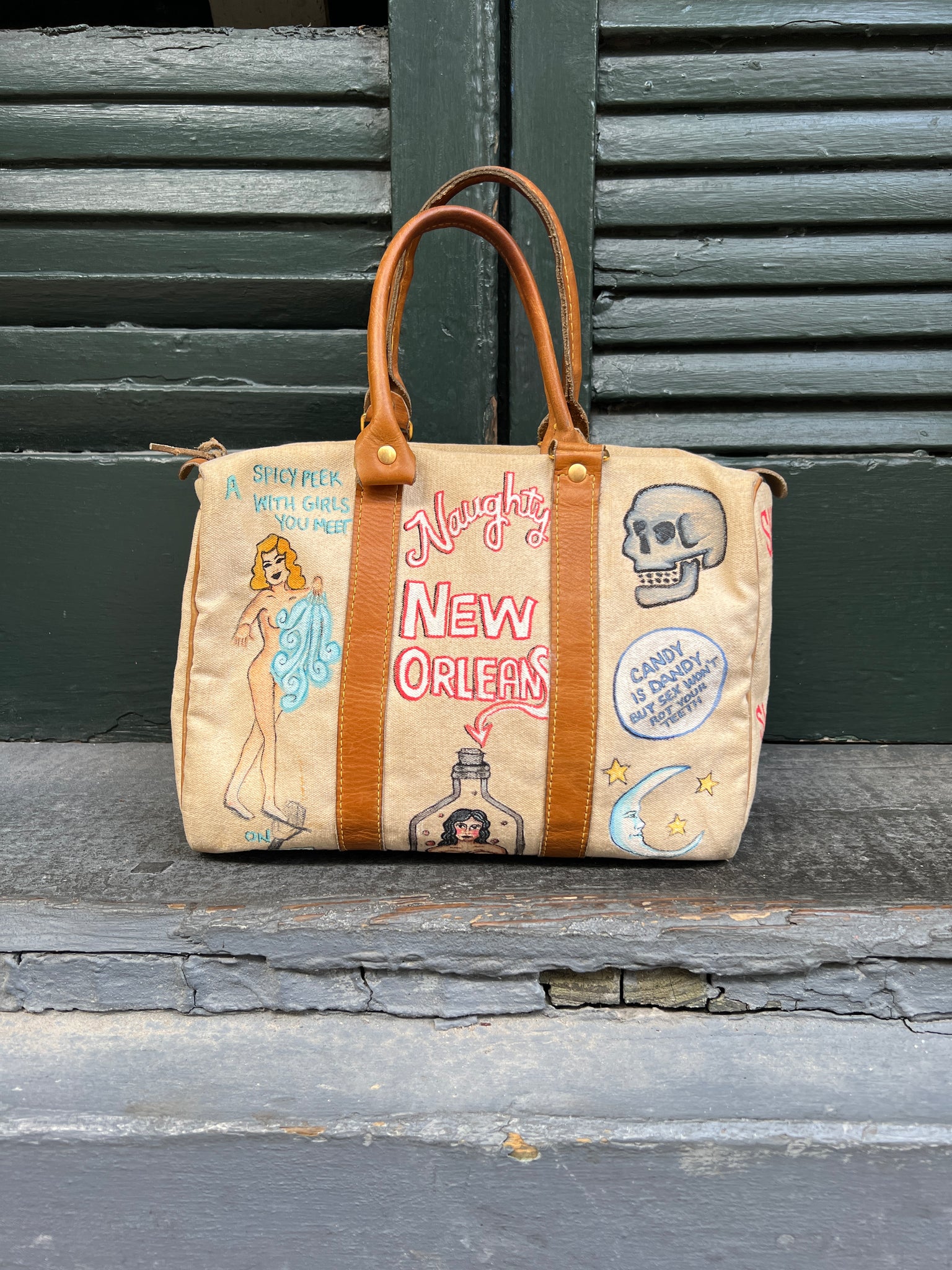 She Devil Hand Painted Bag