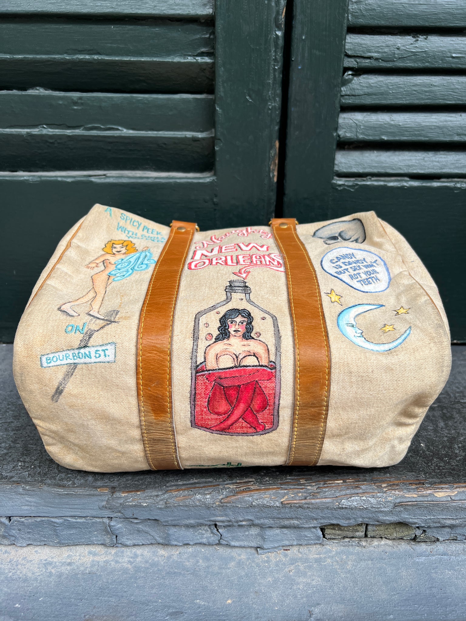 She Devil Hand Painted Bag