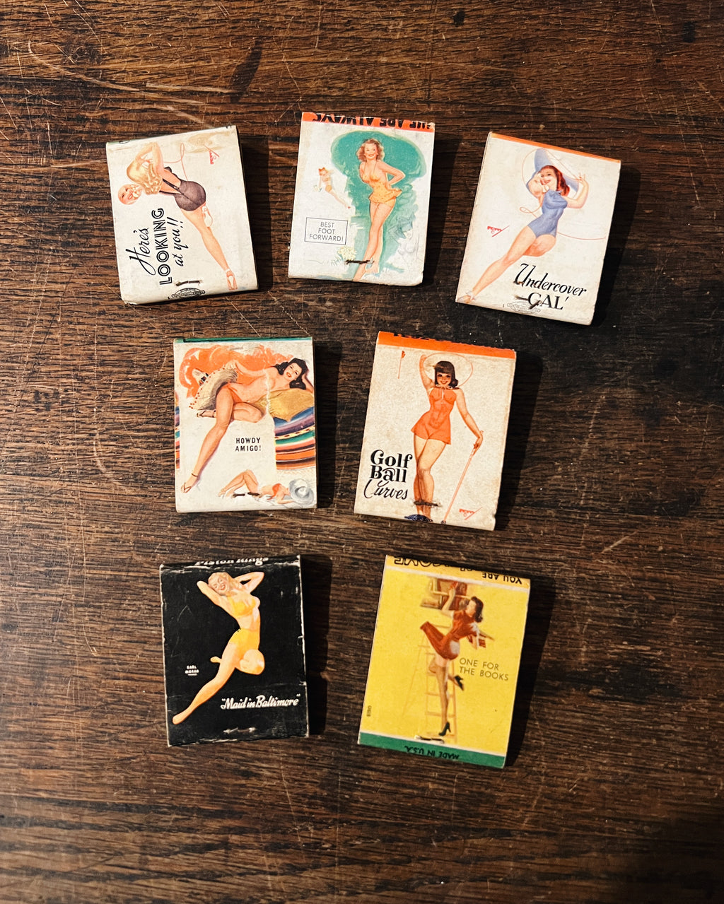 pinup matchbook