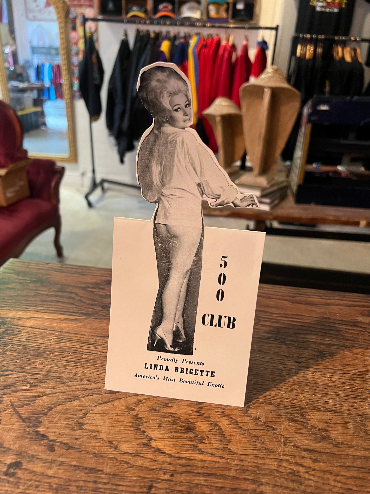 Linda Brigette 500 Club Table Card