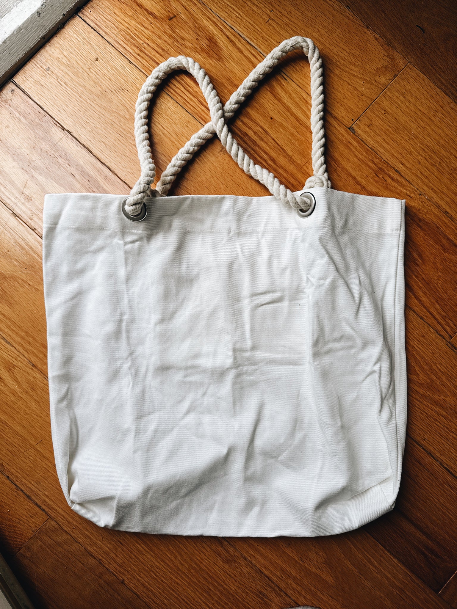 Custom Hand Drawn Bag: Nautical Tote