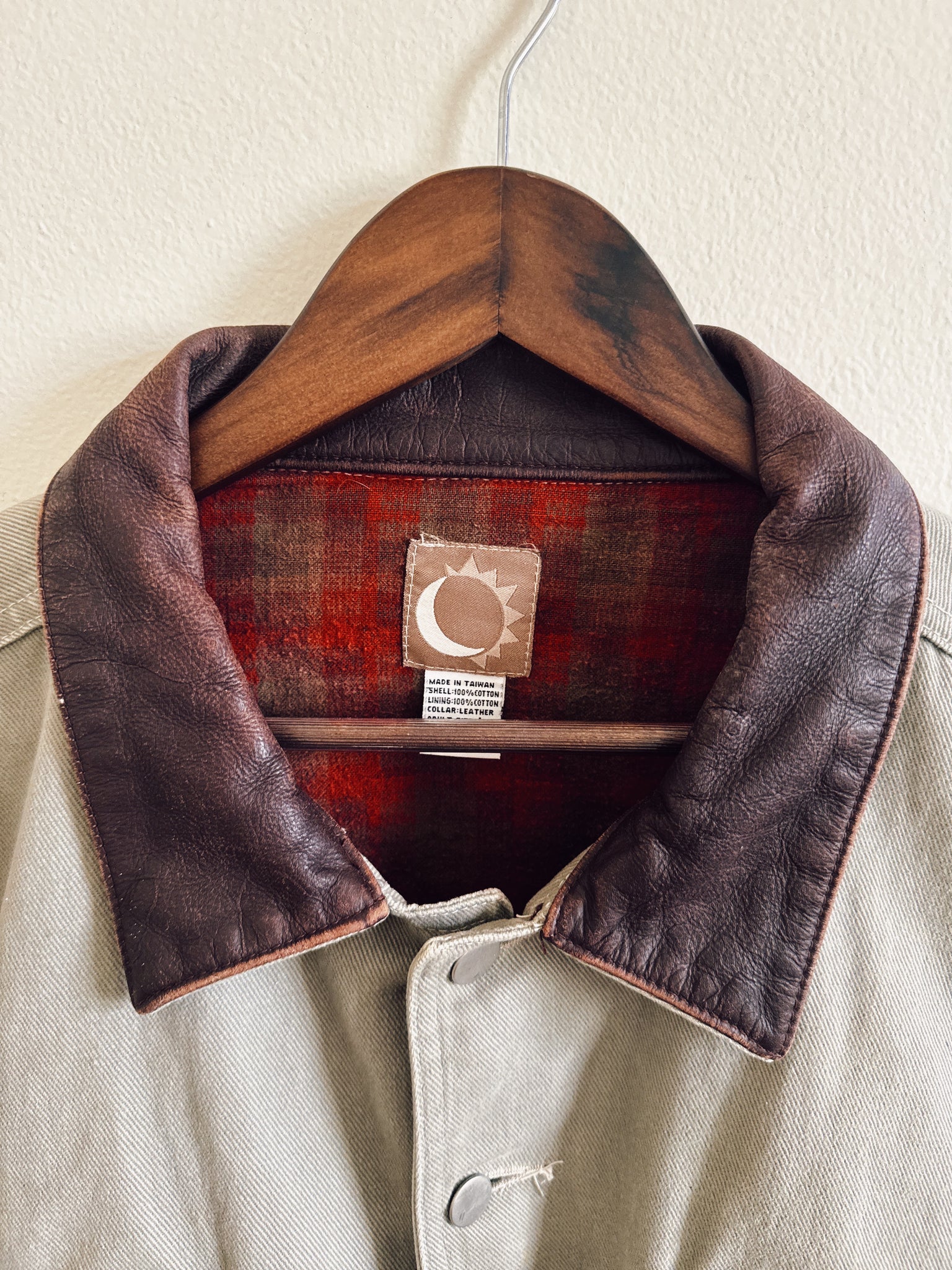Custom Hand Drawn Jacket: Vintage Marlboro Chore Coat