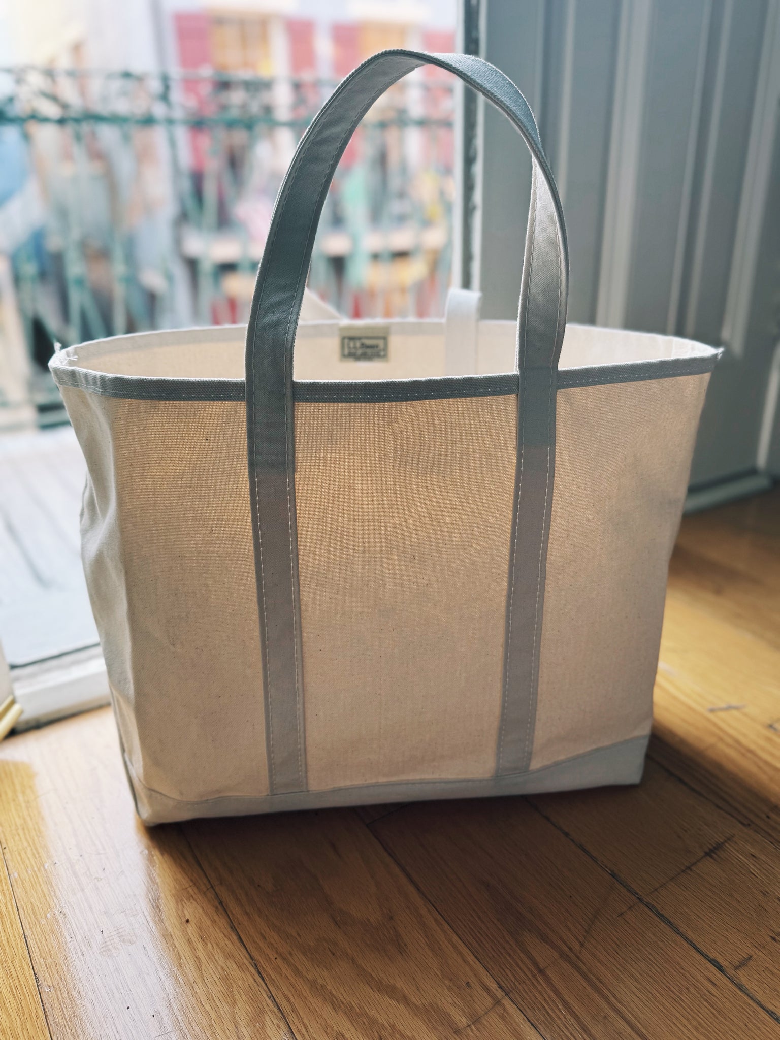 Custom Hand Drawn Bag: Vintage LL Bean Boat & Tote