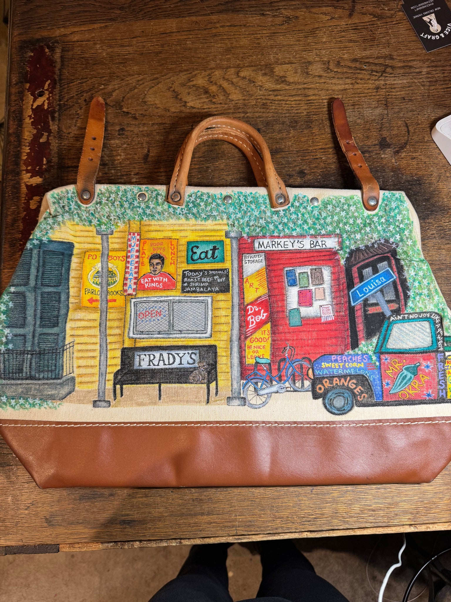 Custom Hand-Drawn Workman’s Bag (Past Example)