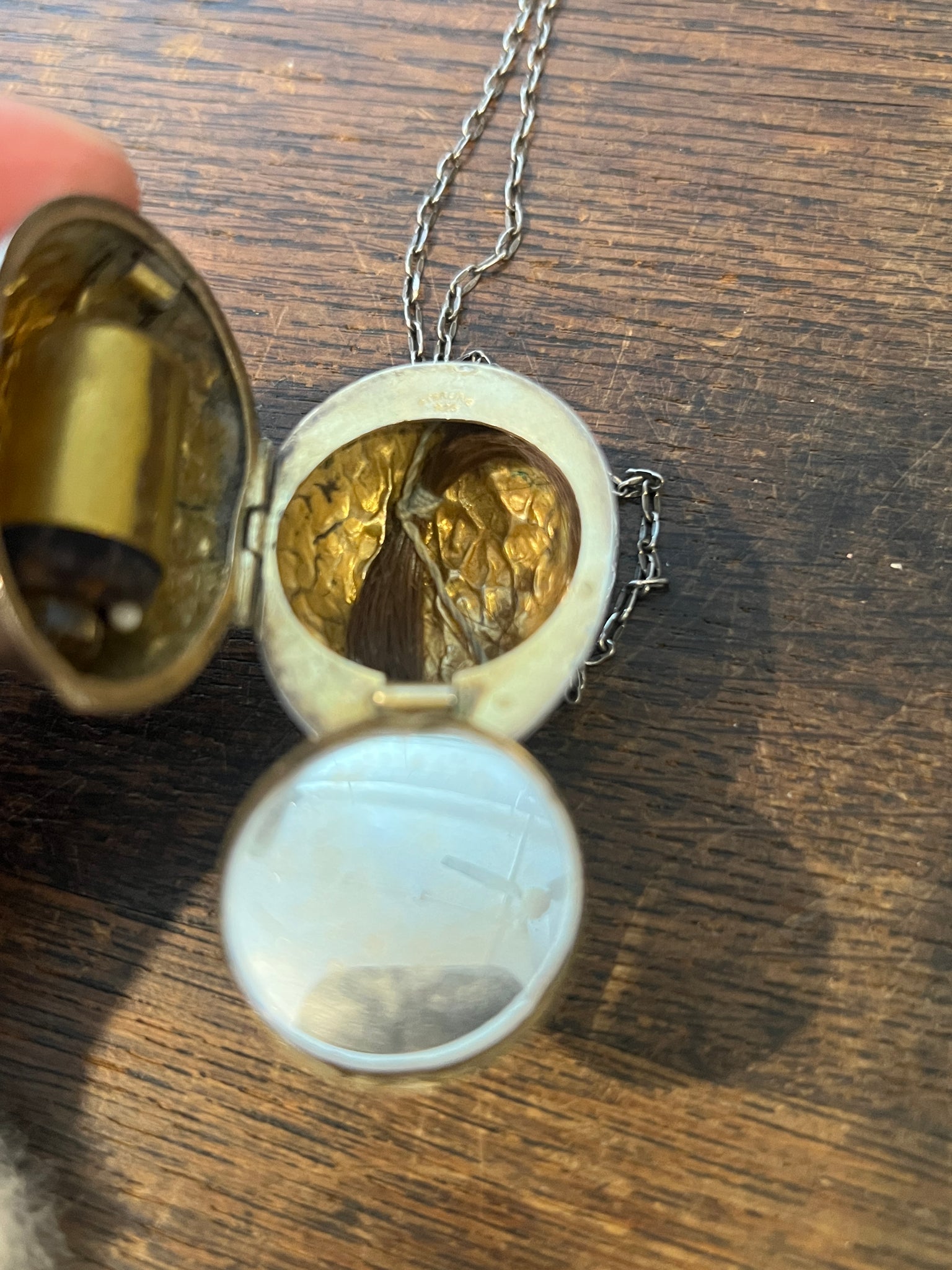 Victorian Walnut Locket