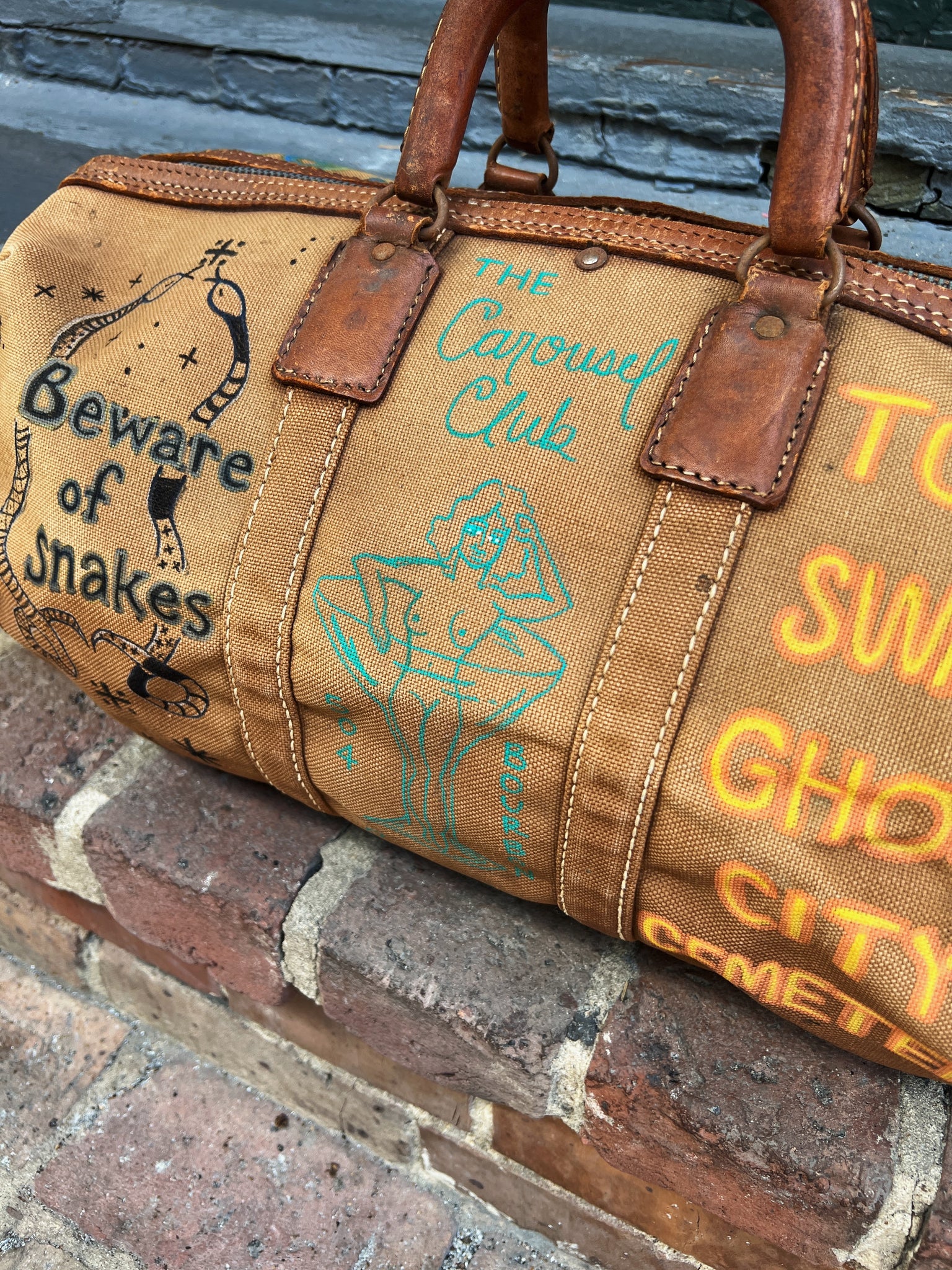 You Devil, Hand Painted Bag