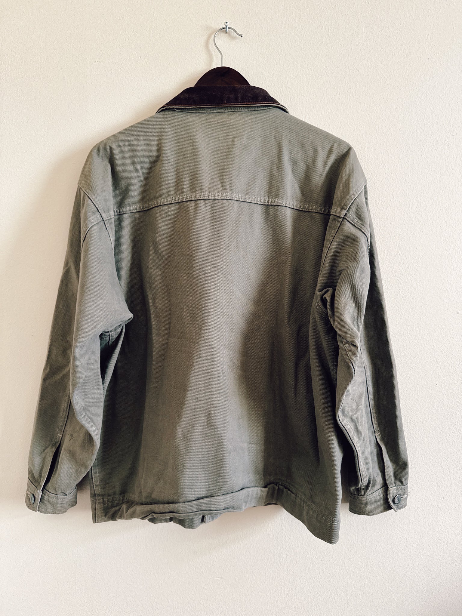Custom Hand Drawn Jacket: Vintage Marlboro Chore Coat