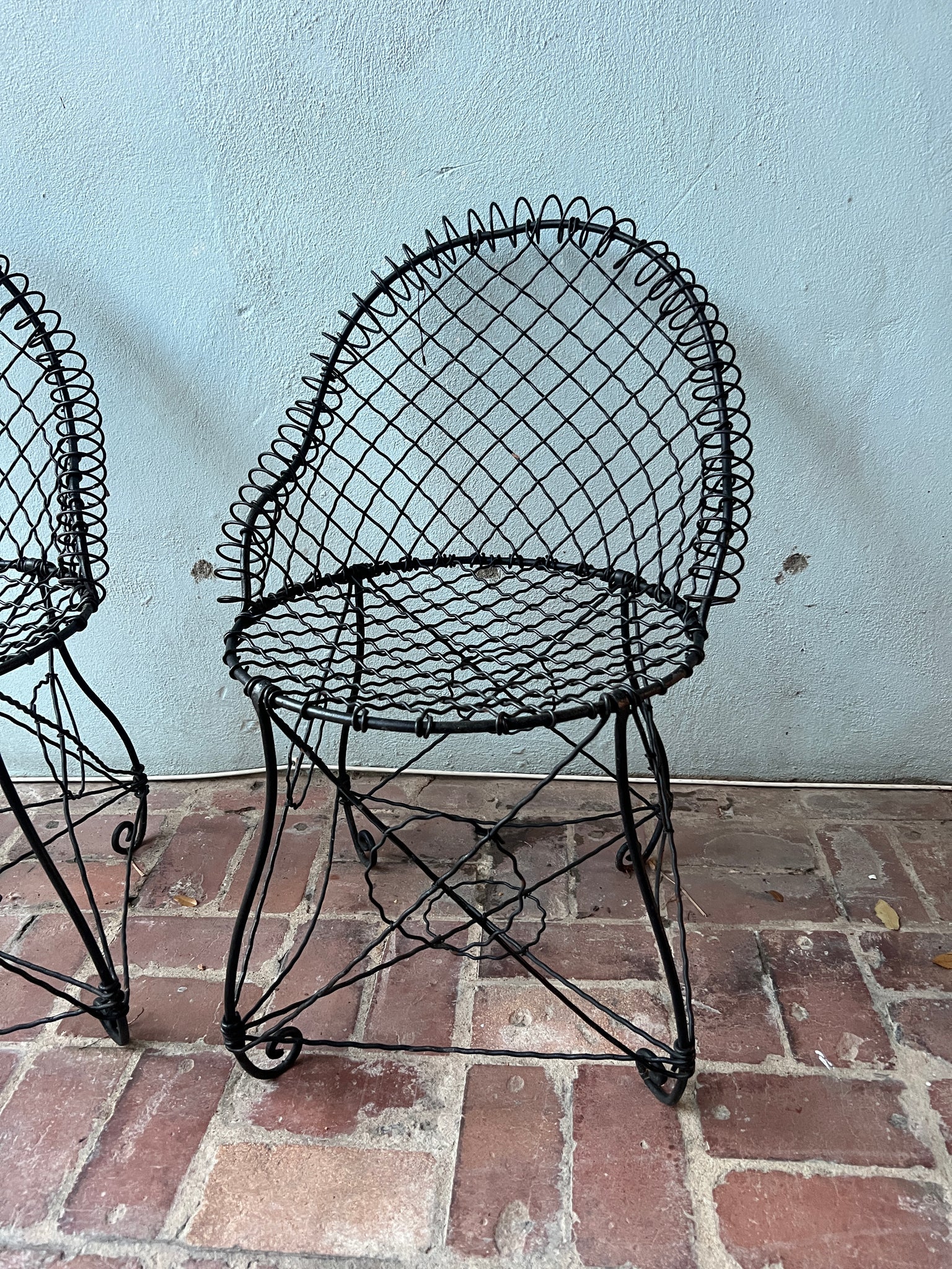 victorian wire chairs