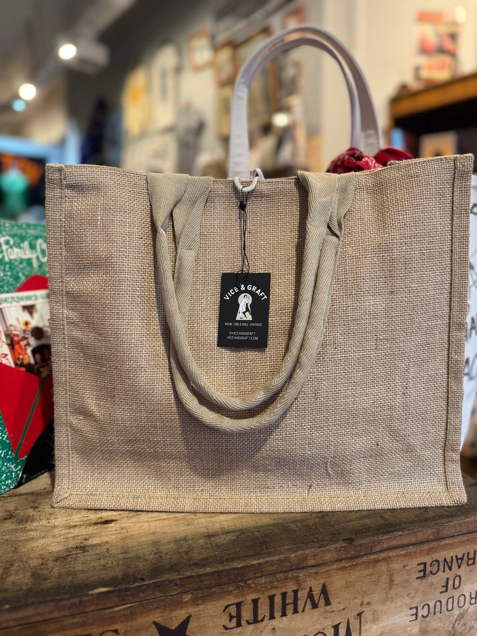 Hand Drawn Pontchartrain Beach Tote Bag