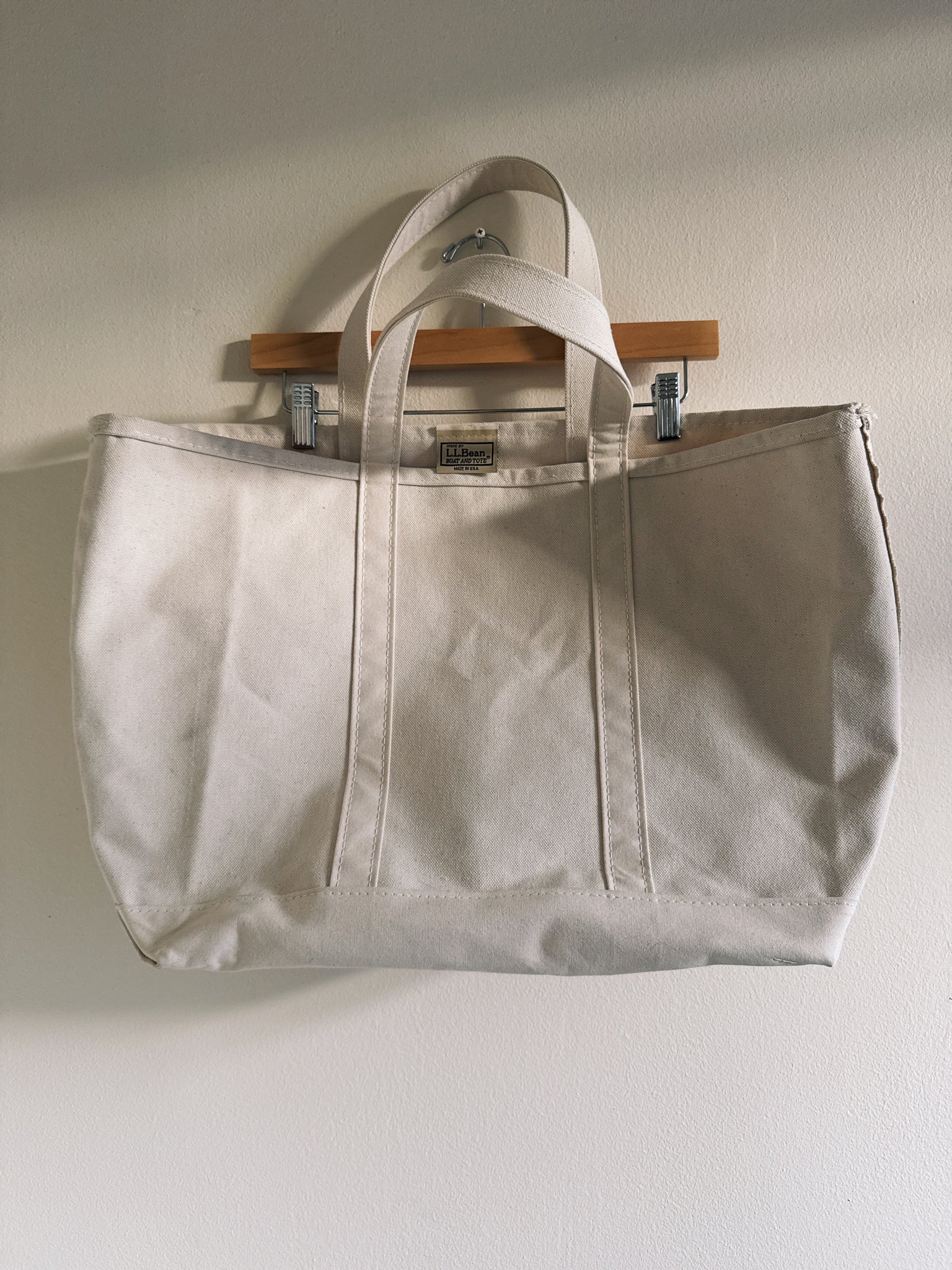 Custom Hand Drawn Bag: Vintage LL Bean Boat & Tote