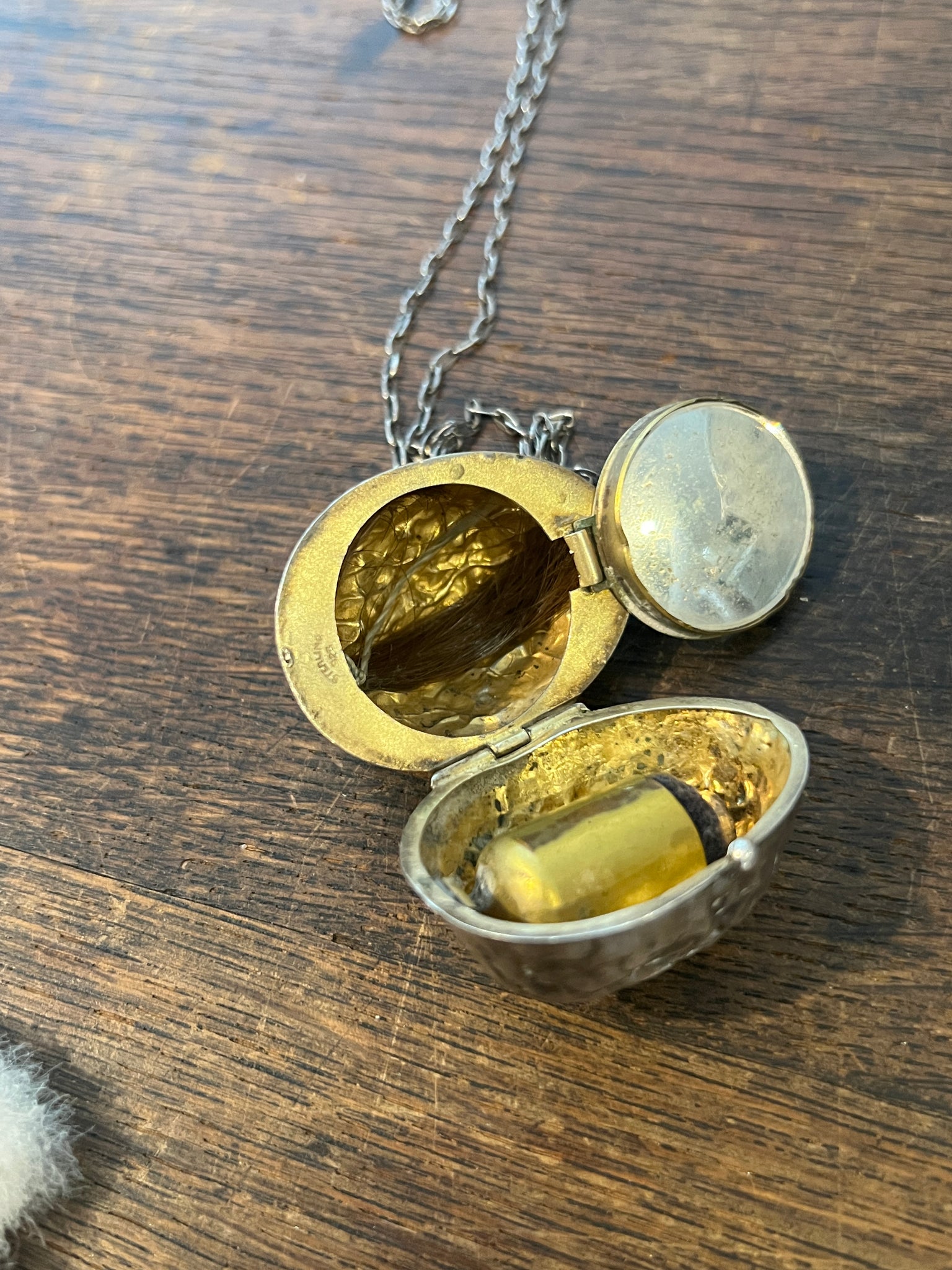 Victorian Walnut Locket