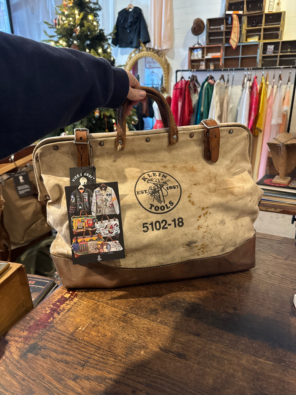 Custom Hand Drawn Bag: Workman’s Bag (Large)