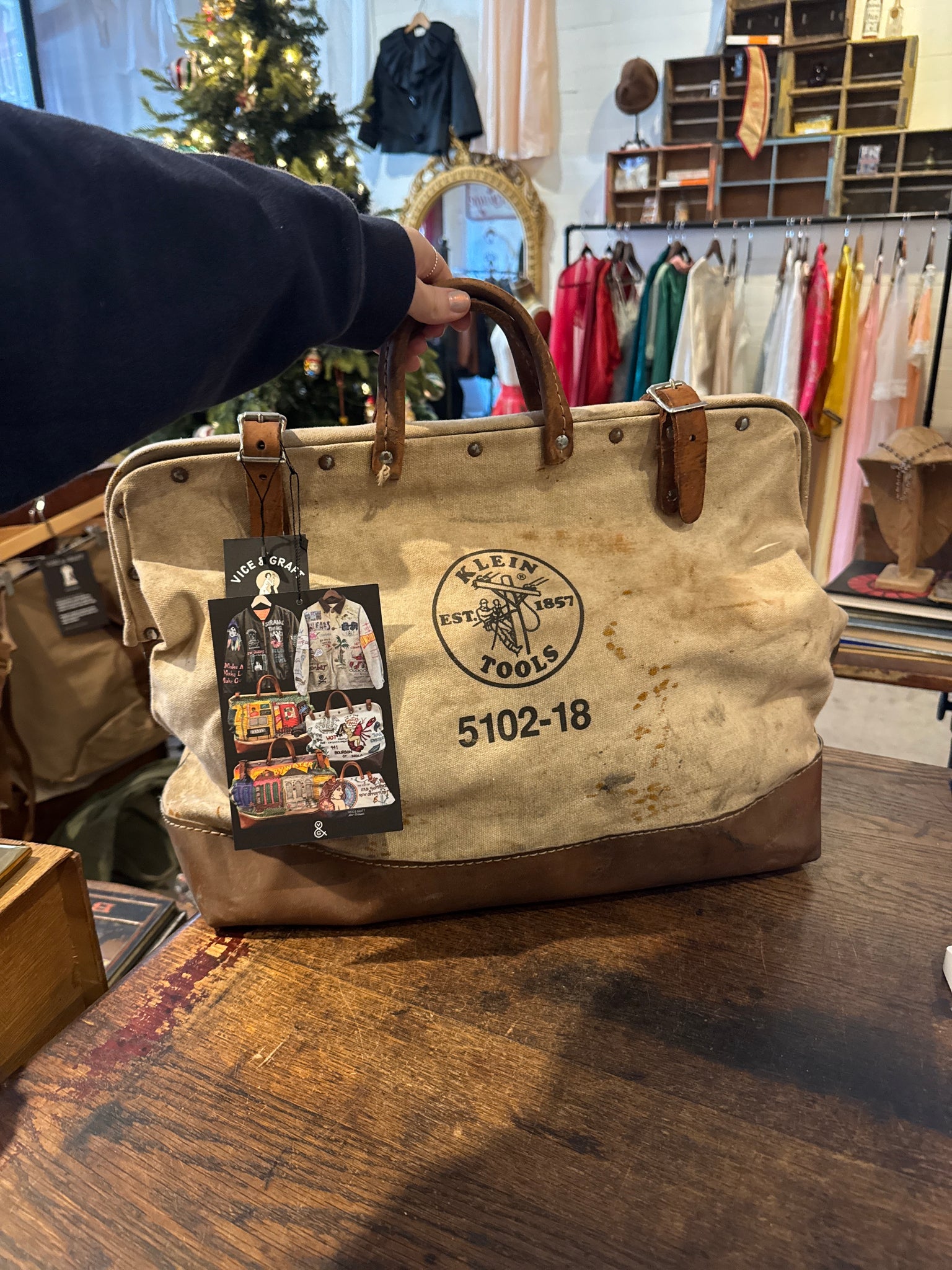 Custom Hand Drawn Bag: Workman’s Bag (Large)