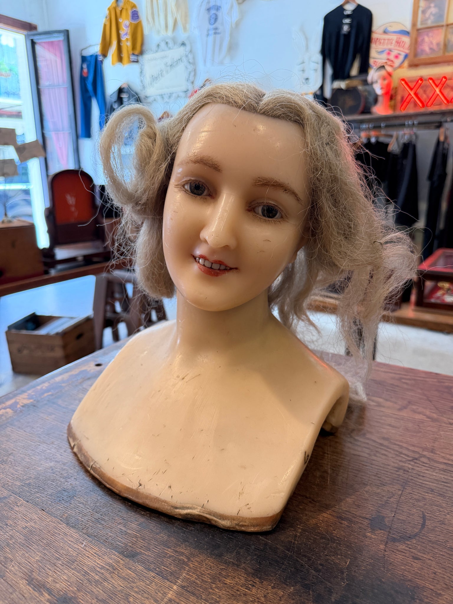Wax Mannequin Head