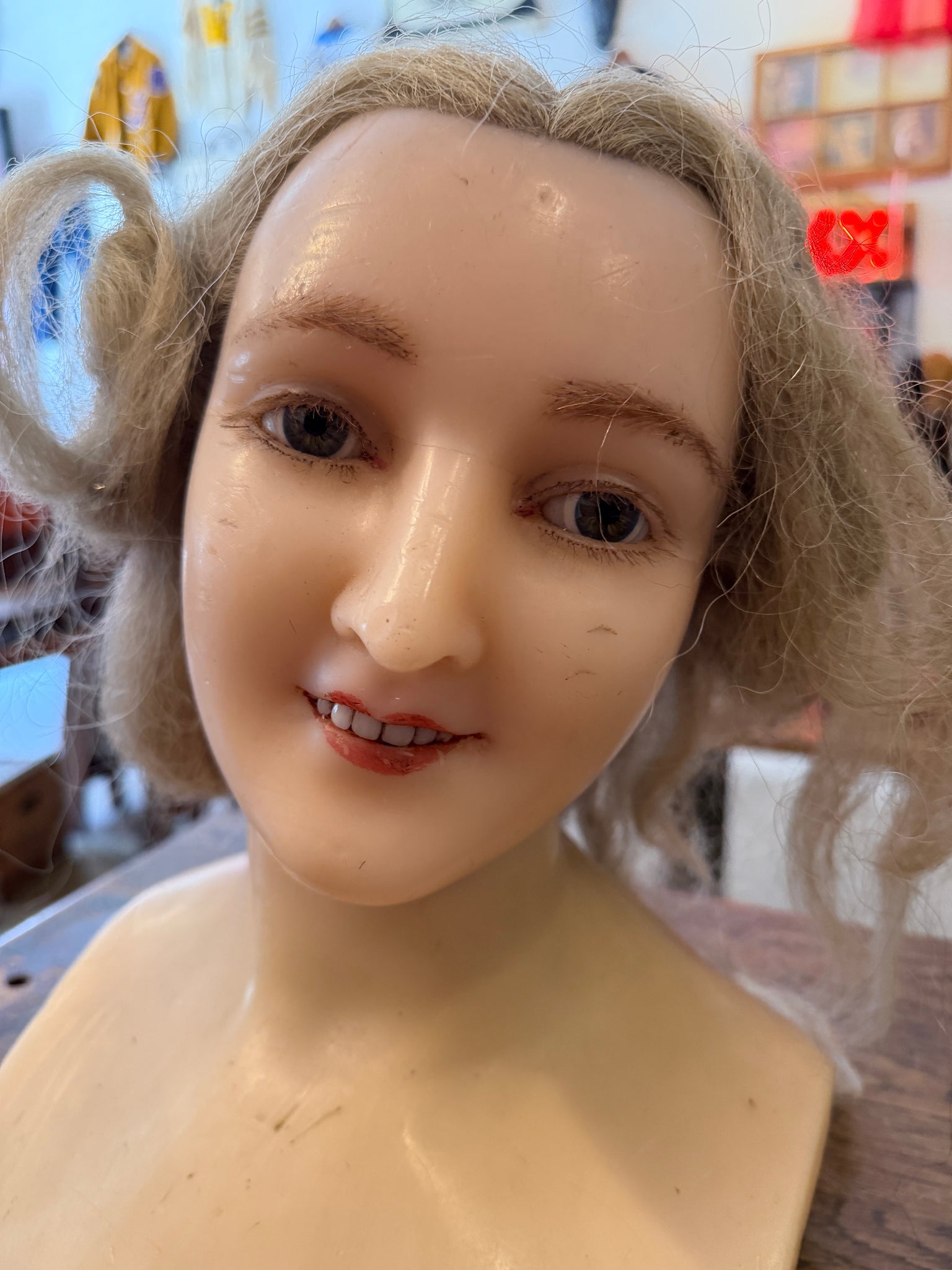 Wax Mannequin Head