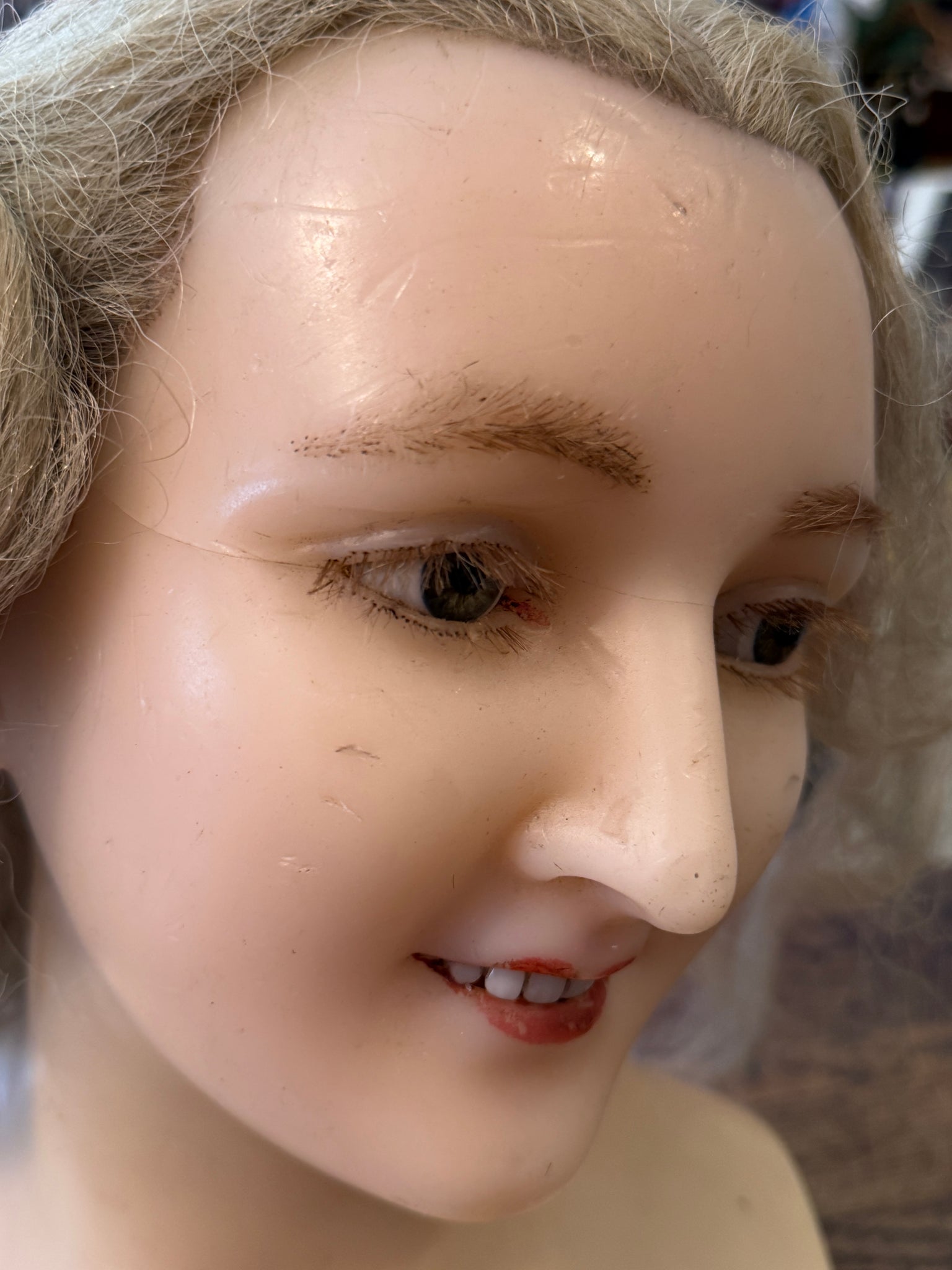 Wax Mannequin Head