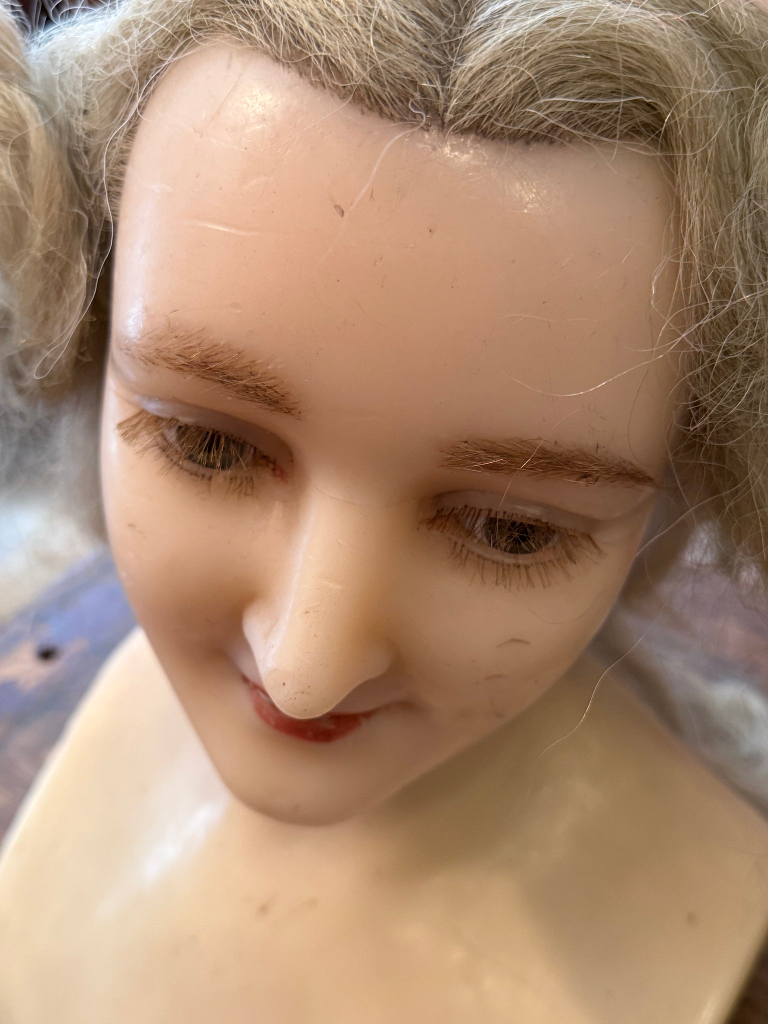 Wax Mannequin Head