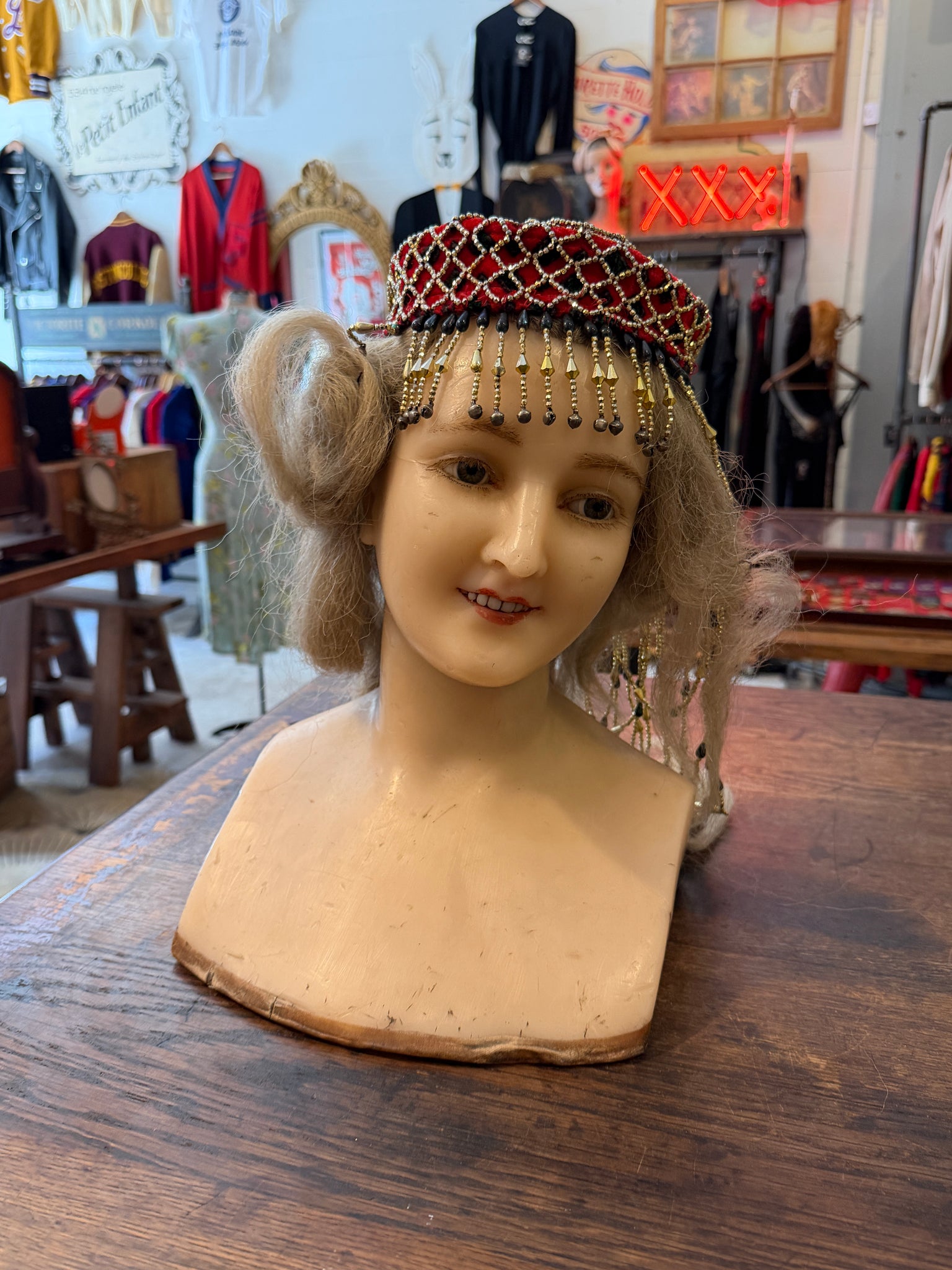 Wax Mannequin Head