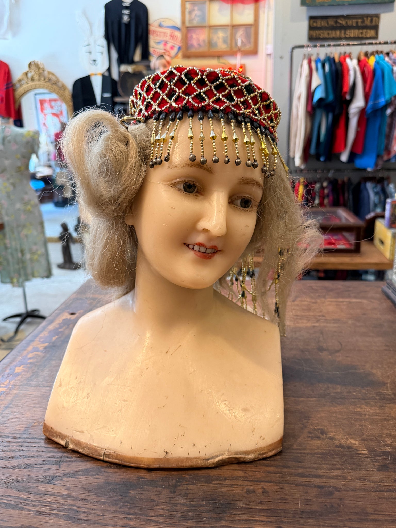 Wax Mannequin Head
