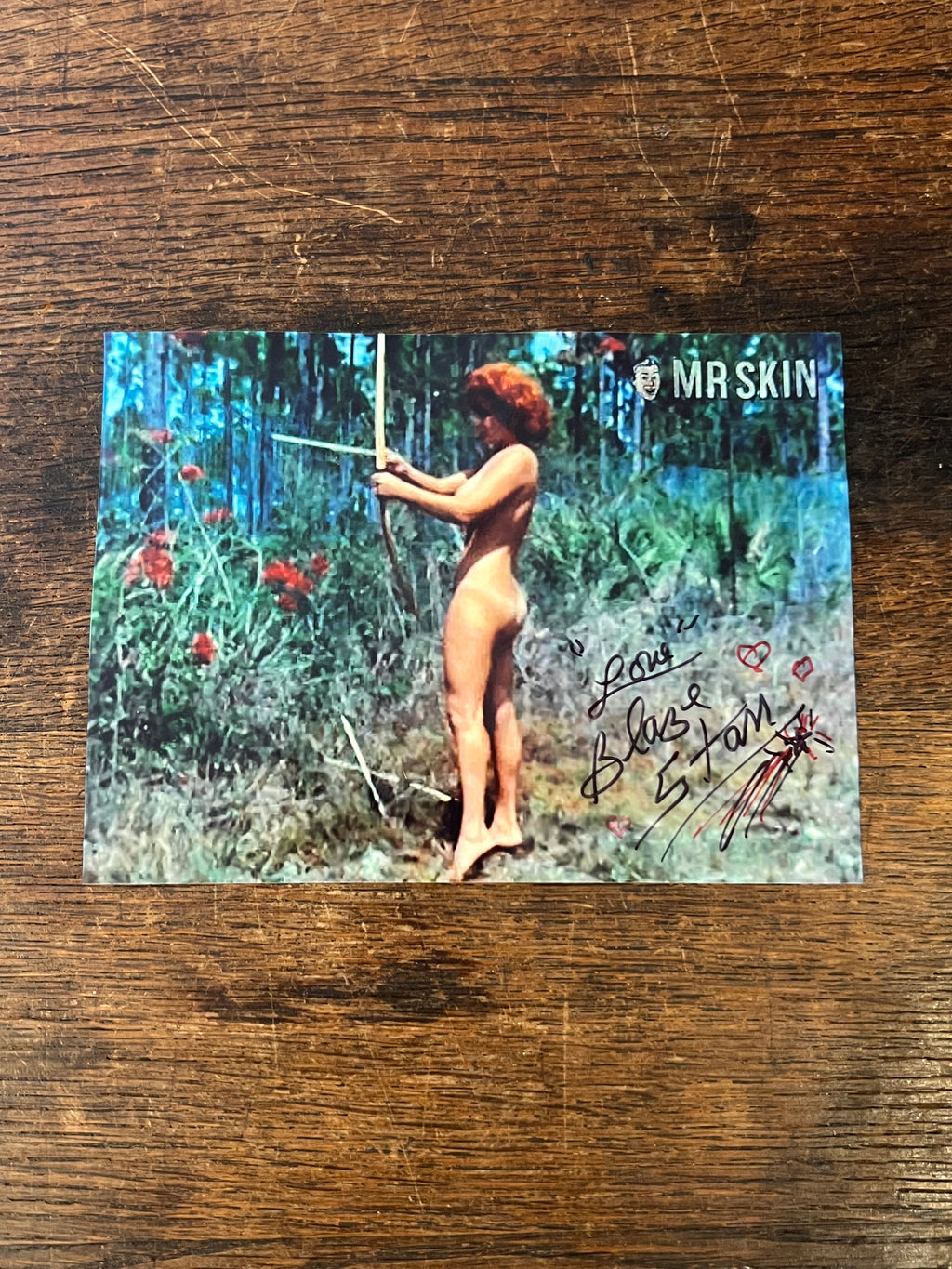 Blaze Starr signed photo