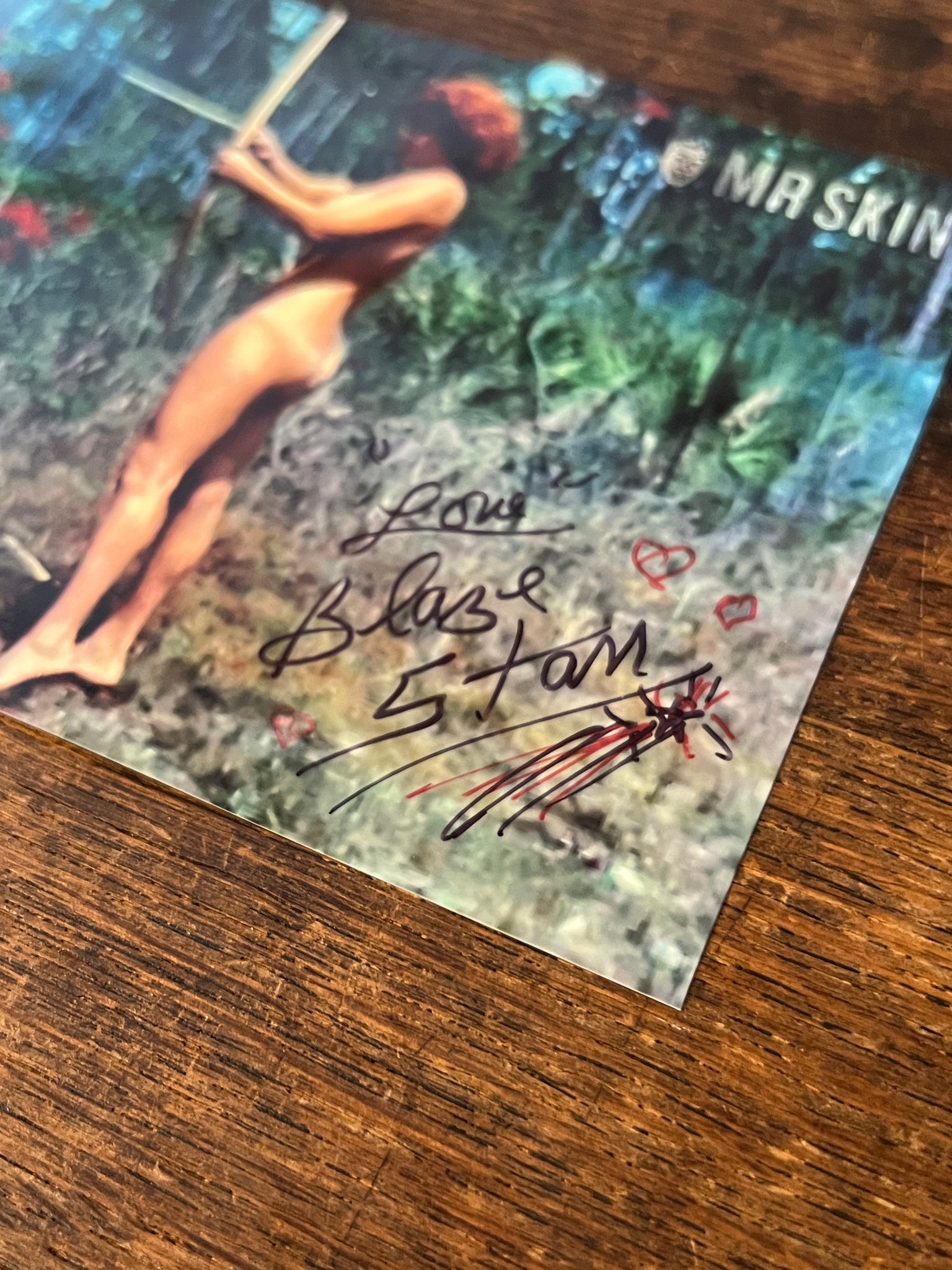 Blaze Starr signed photo