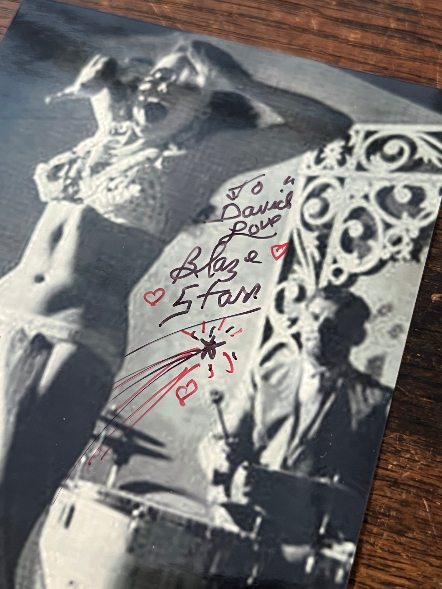 Blaze Starr signed photo