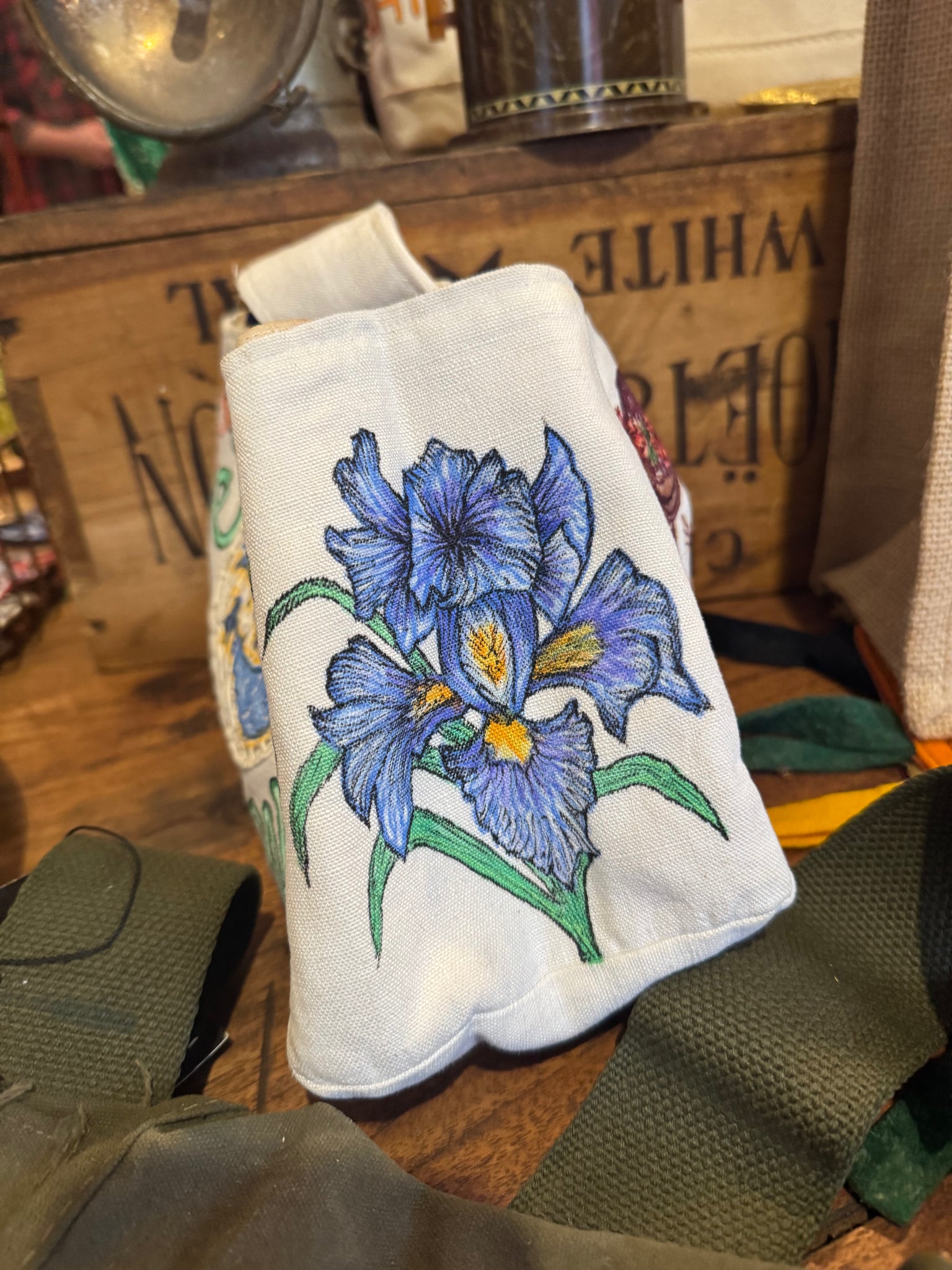 Hand Drawn Art Deco Style Antique Bag (SOLD)