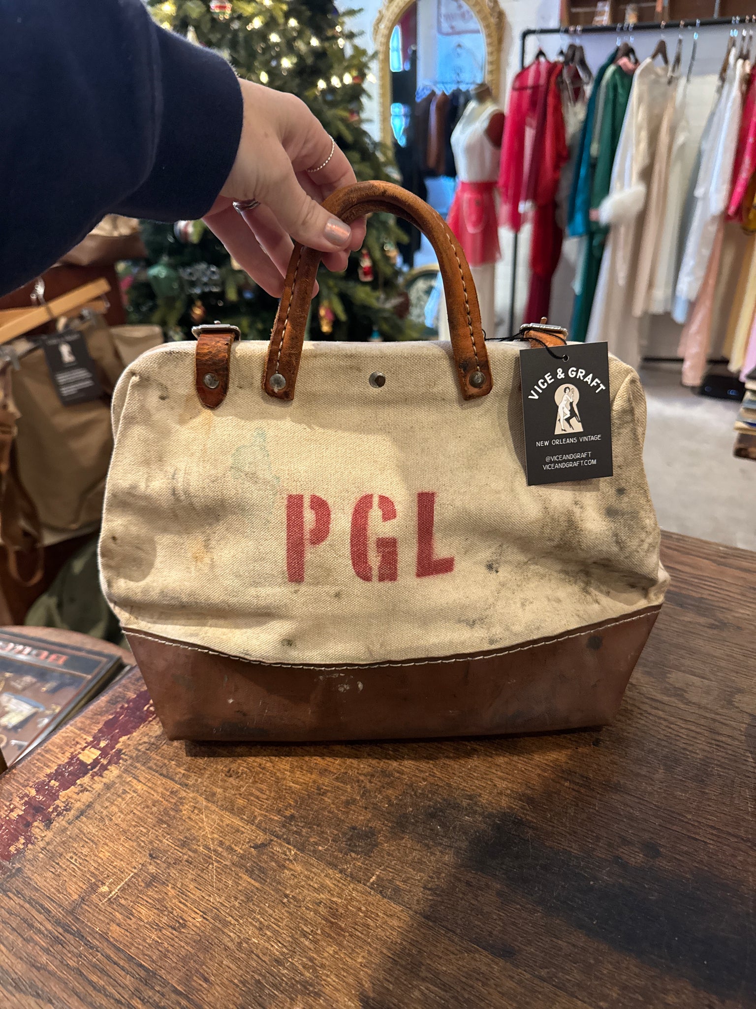 Custom Hand Drawn Bag: Workman’s Bag (Small)