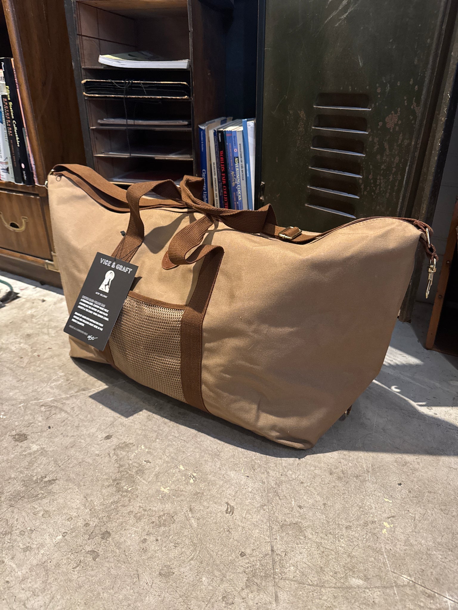 Custom Hand Drawn Bag: Vintage RL Safari Duffel