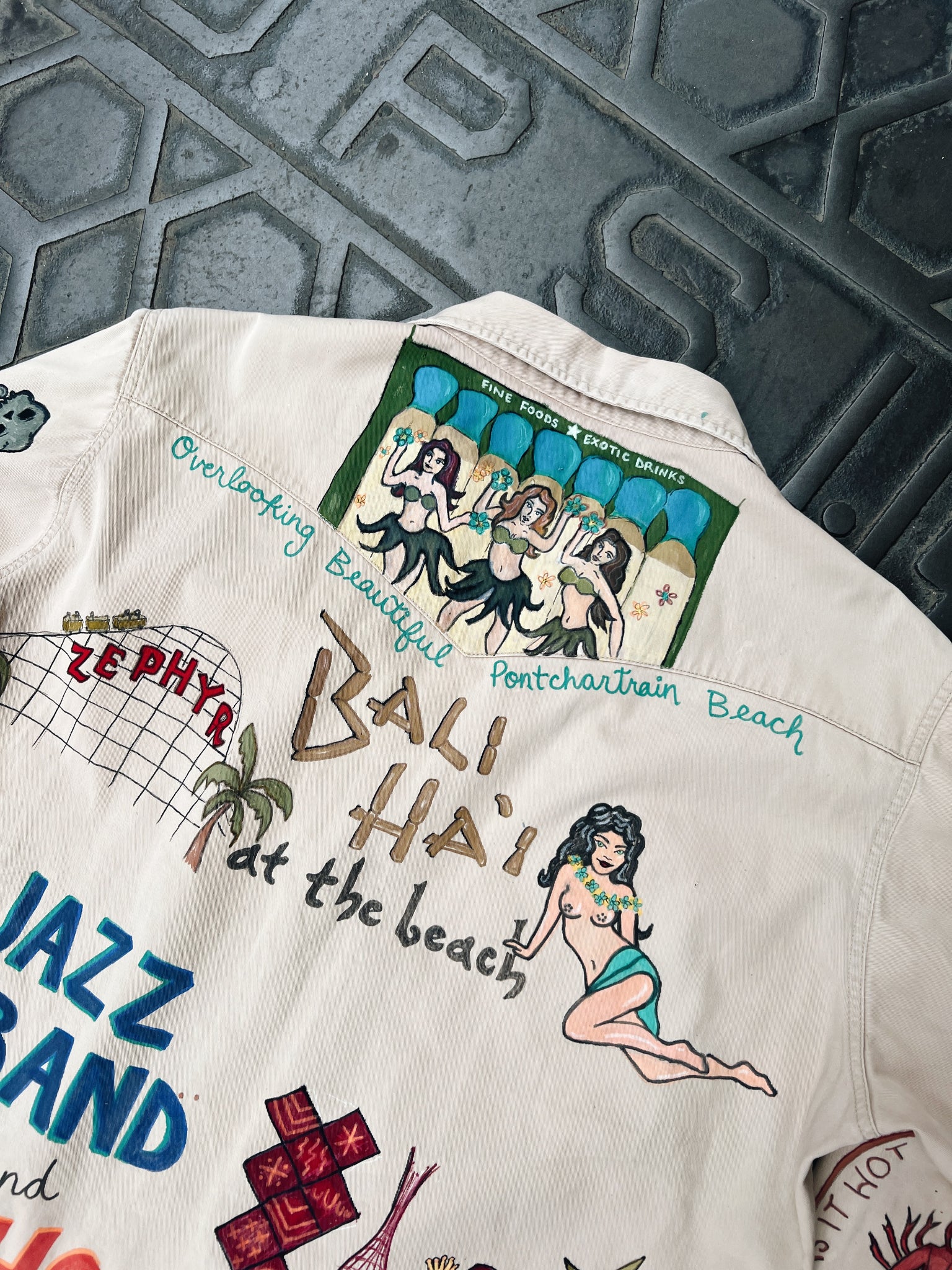 Hand Painted - Pontchartrain Beach