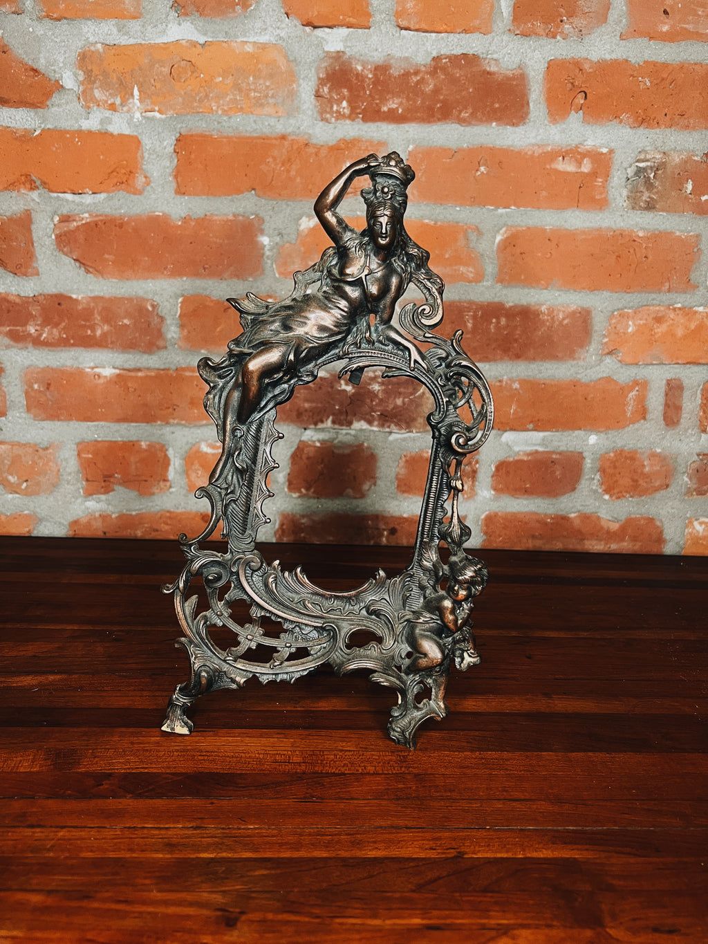 Art Nouveau Coppered Frame