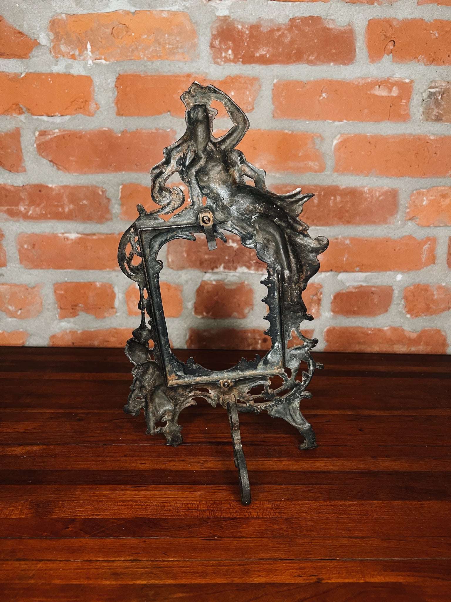 Art Nouveau Coppered Frame