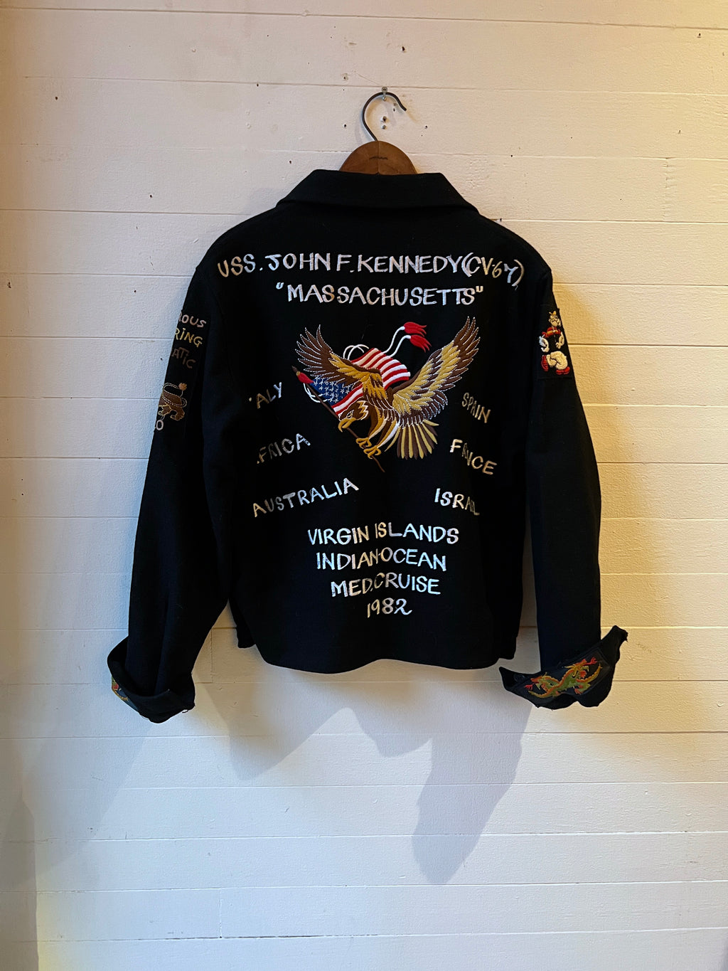 uss jfk souvenir jacket