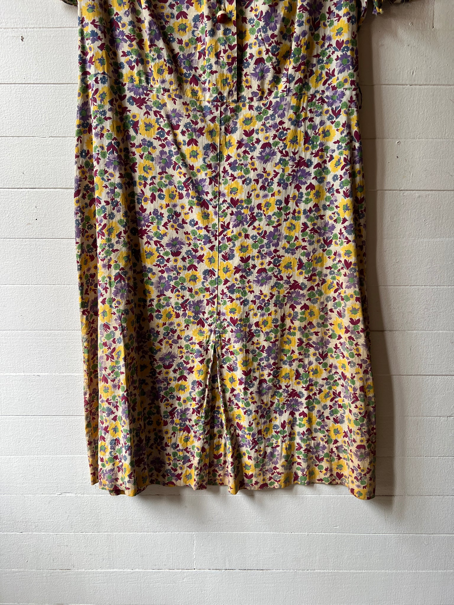 1930s Floral Day Dress