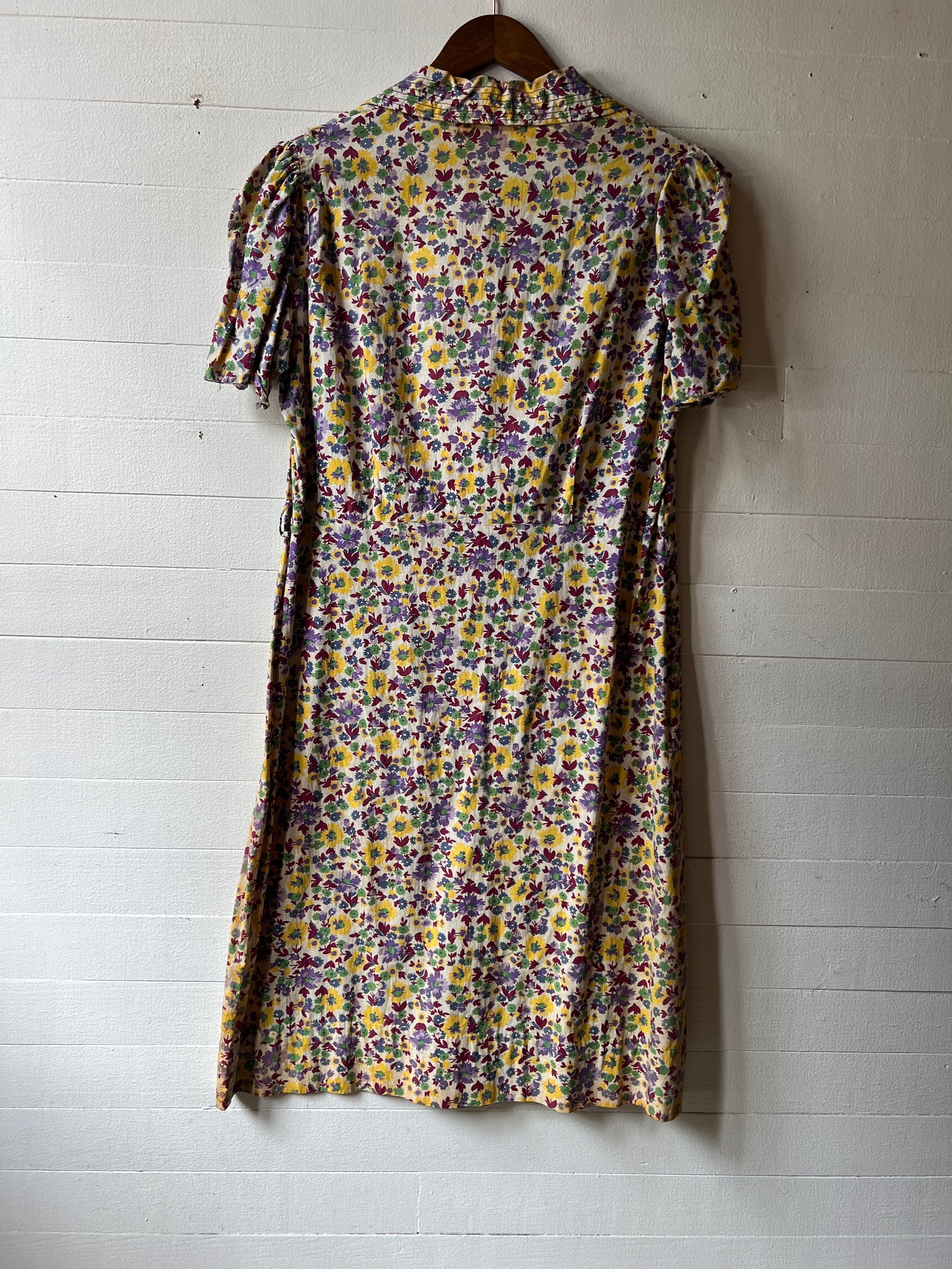 1930s Floral Day Dress