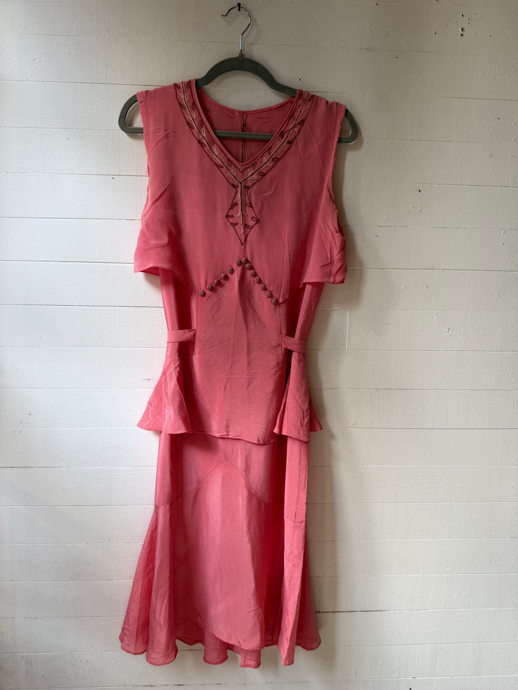 1930s Pink Dress