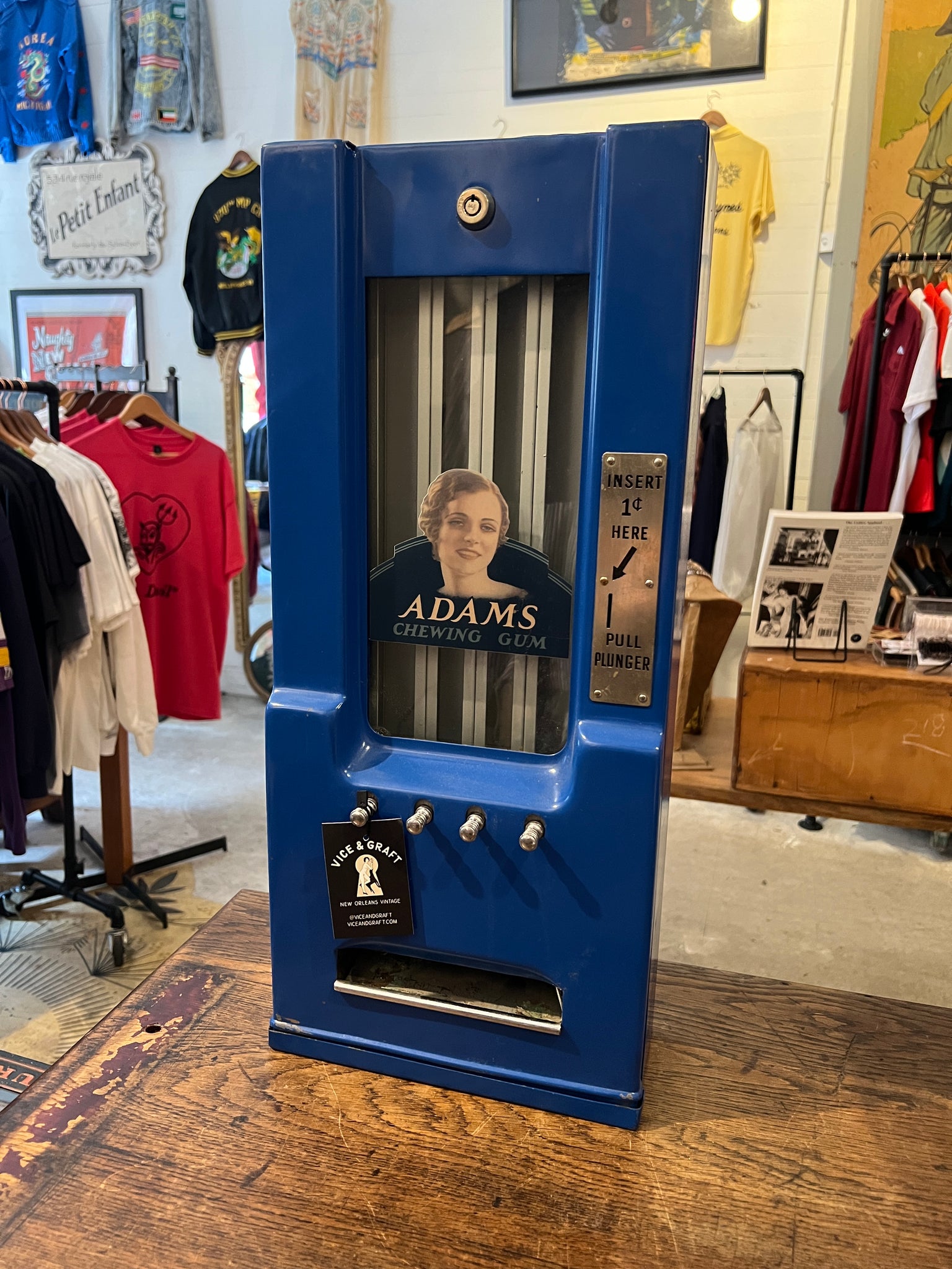 1930s Adams Gumball Machine