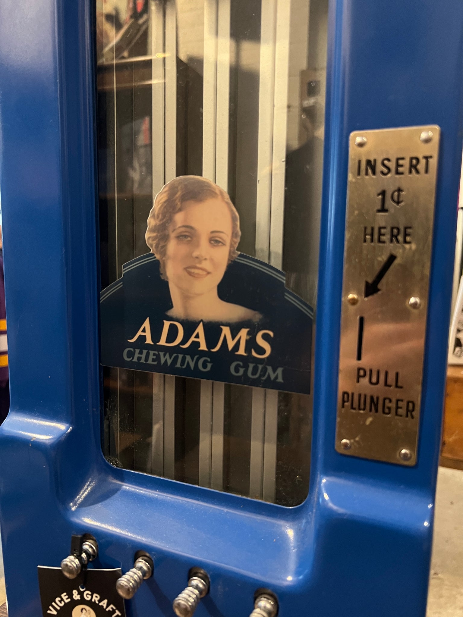 1930s Adams Gumball Machine