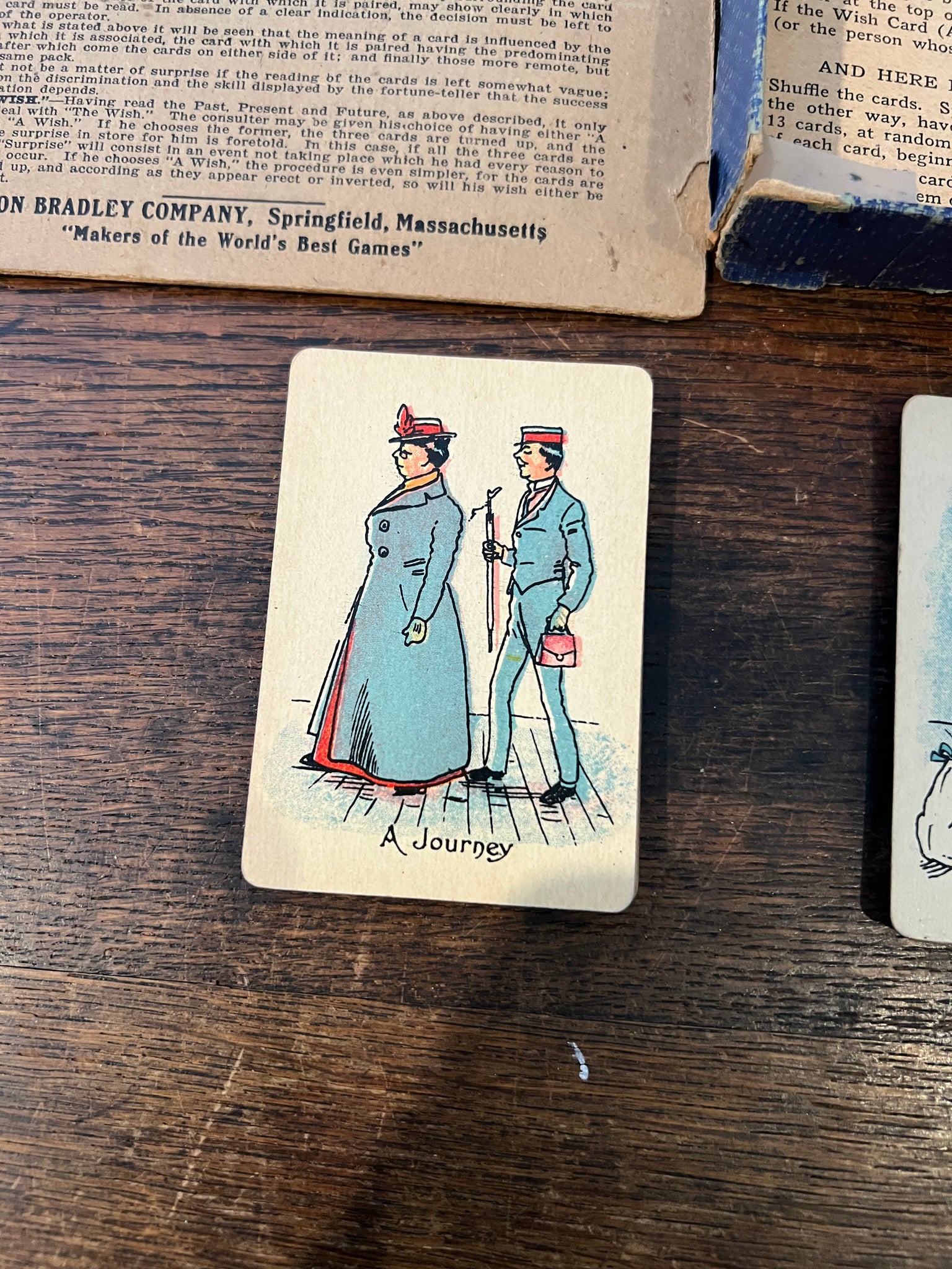 1908 Milton Bradley Fortune Telling Cards