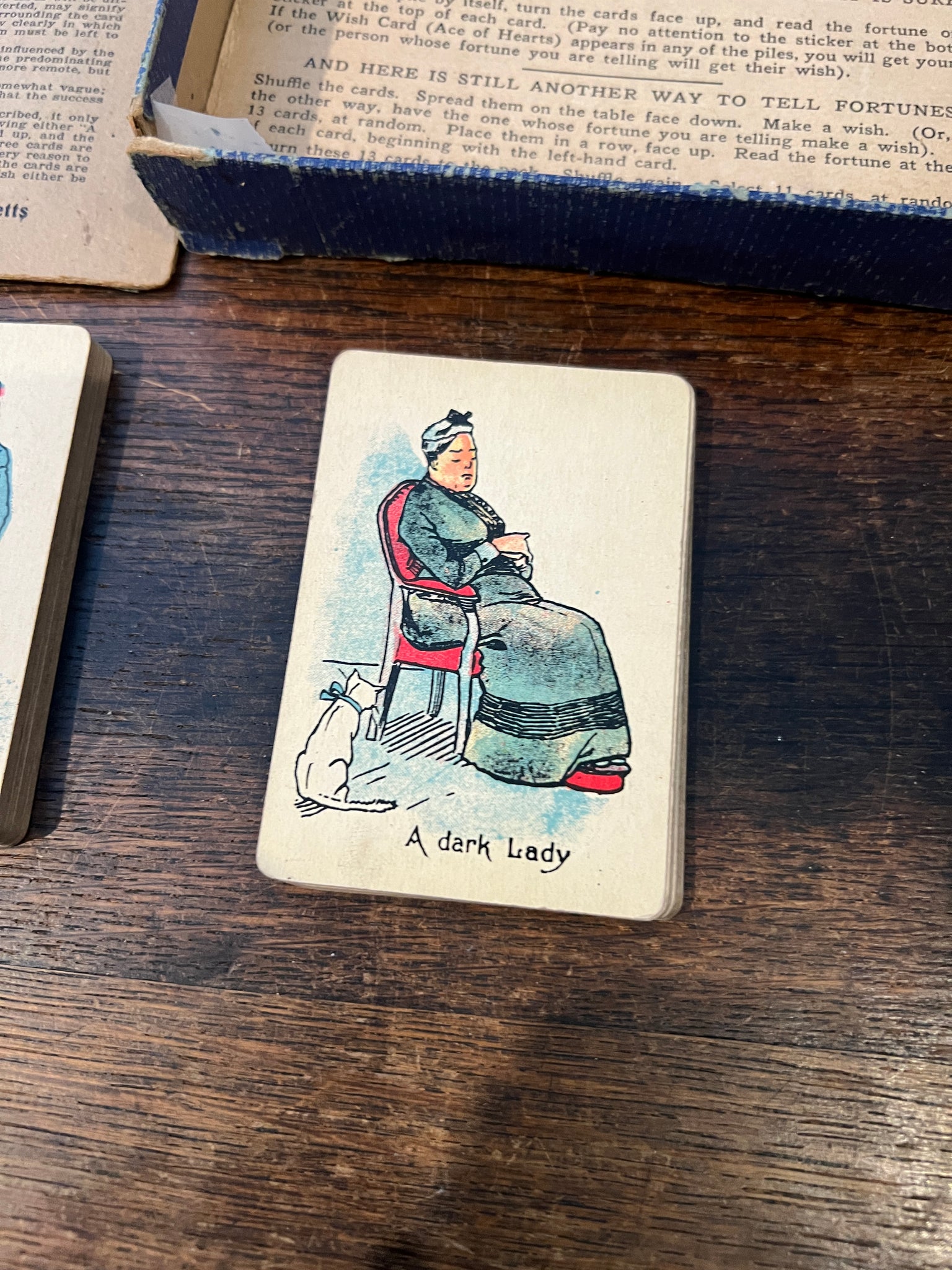 1908 Milton Bradley Fortune Telling Cards
