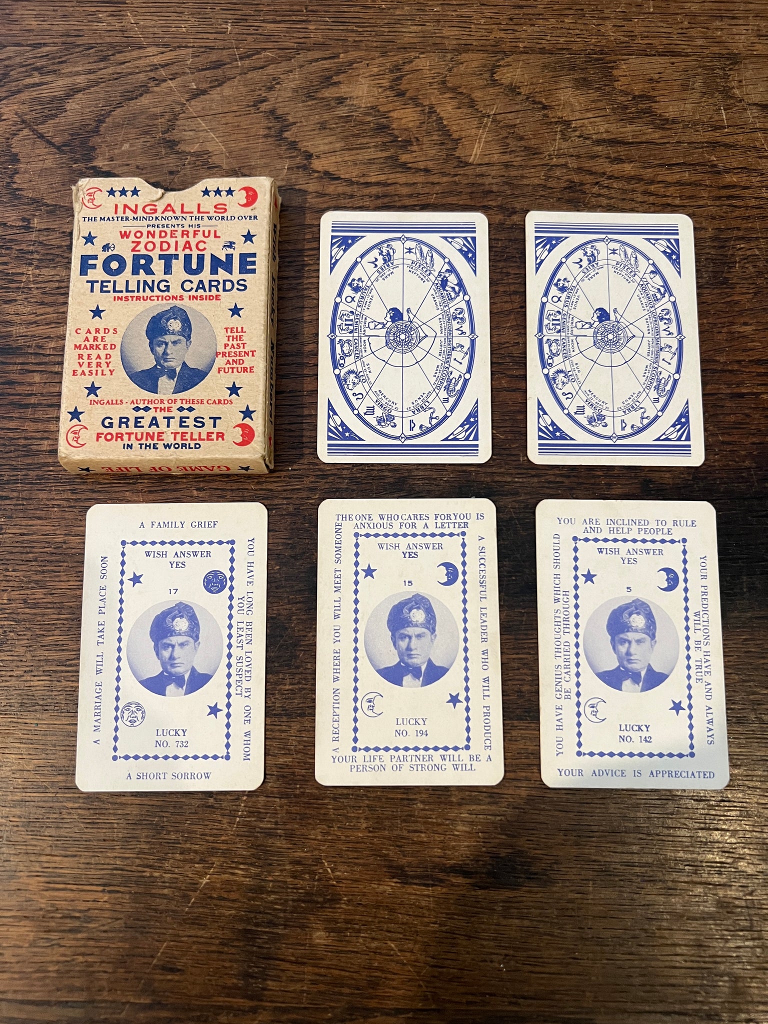 1930s Ingalls Fortune Telling Cards