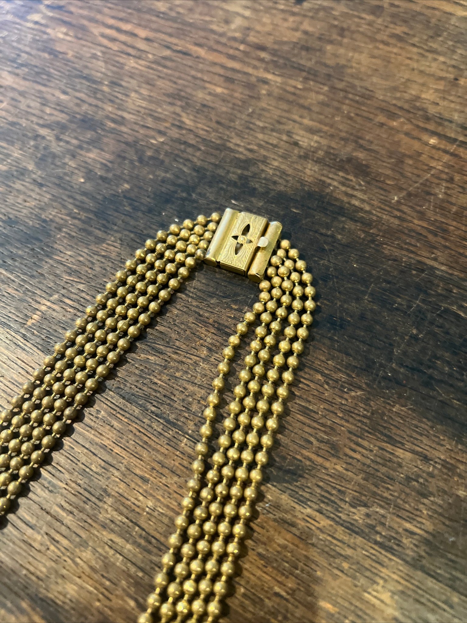 Art Deco 5 Strand Necklace