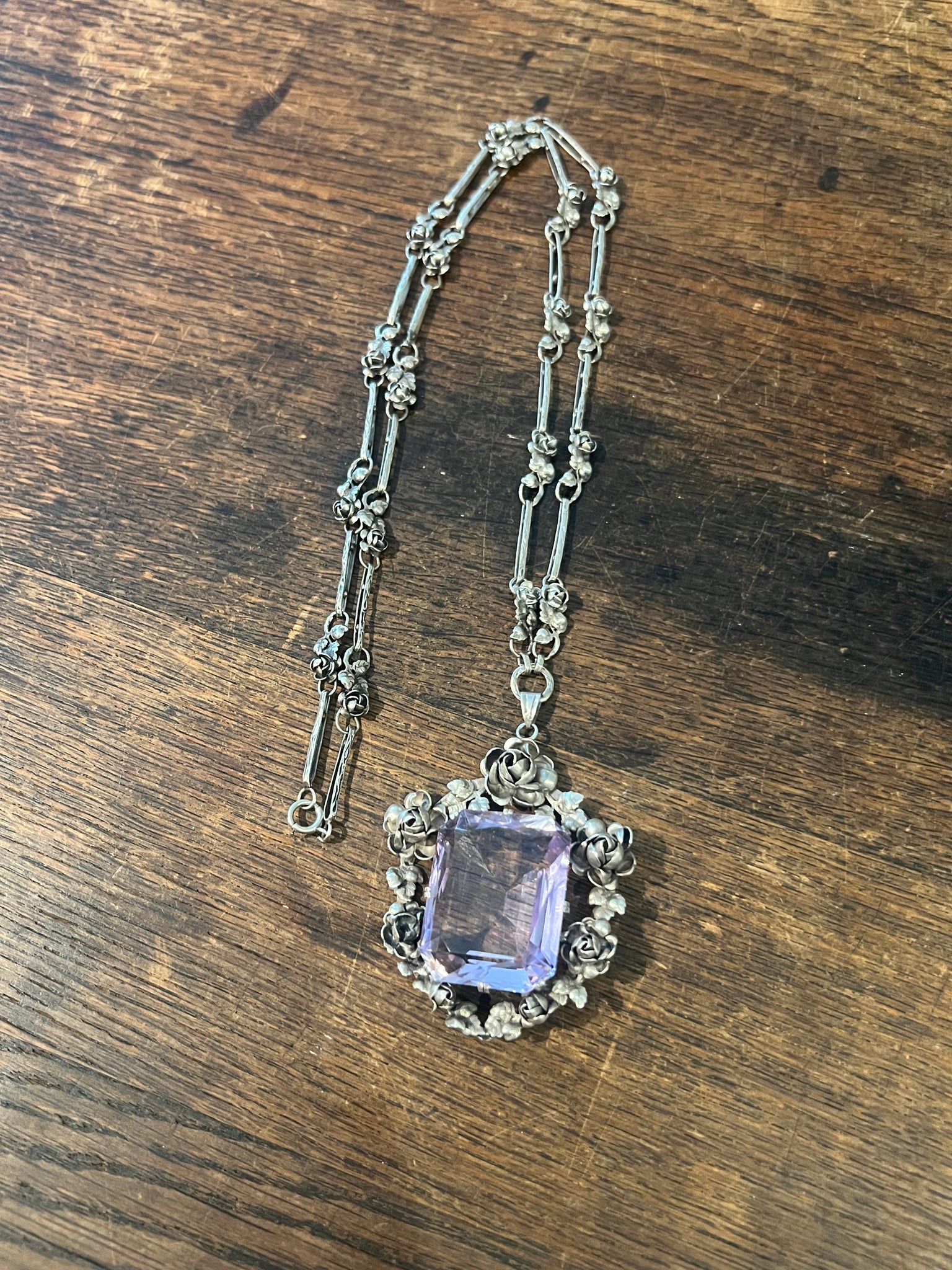 Silver & Amethyst Pendant