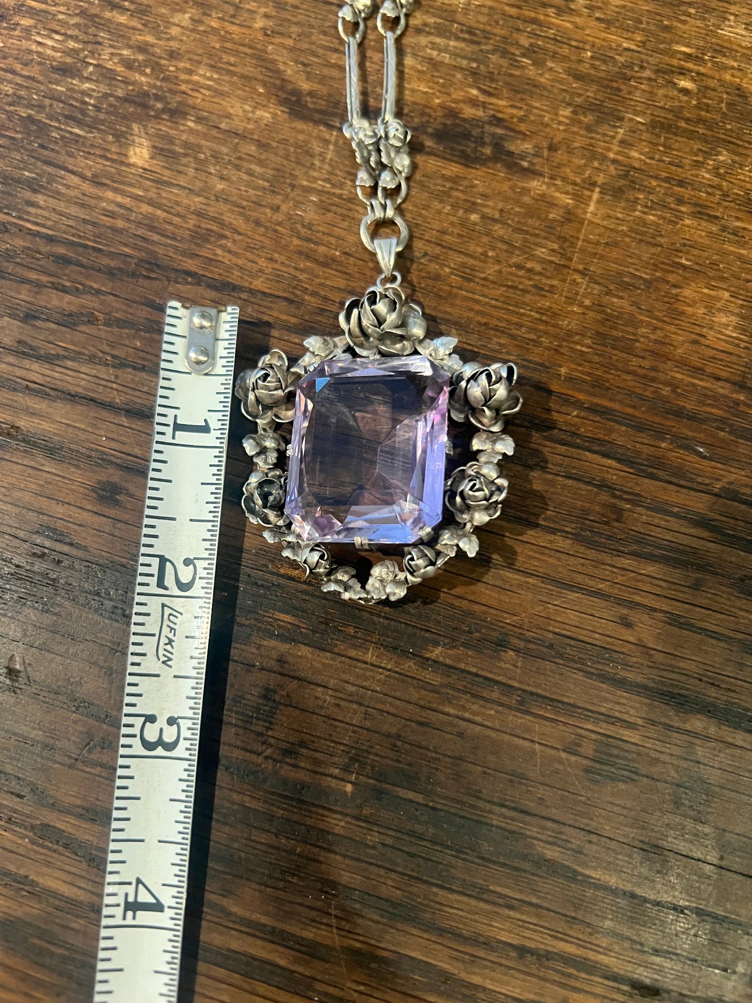 Silver & Amethyst Pendant