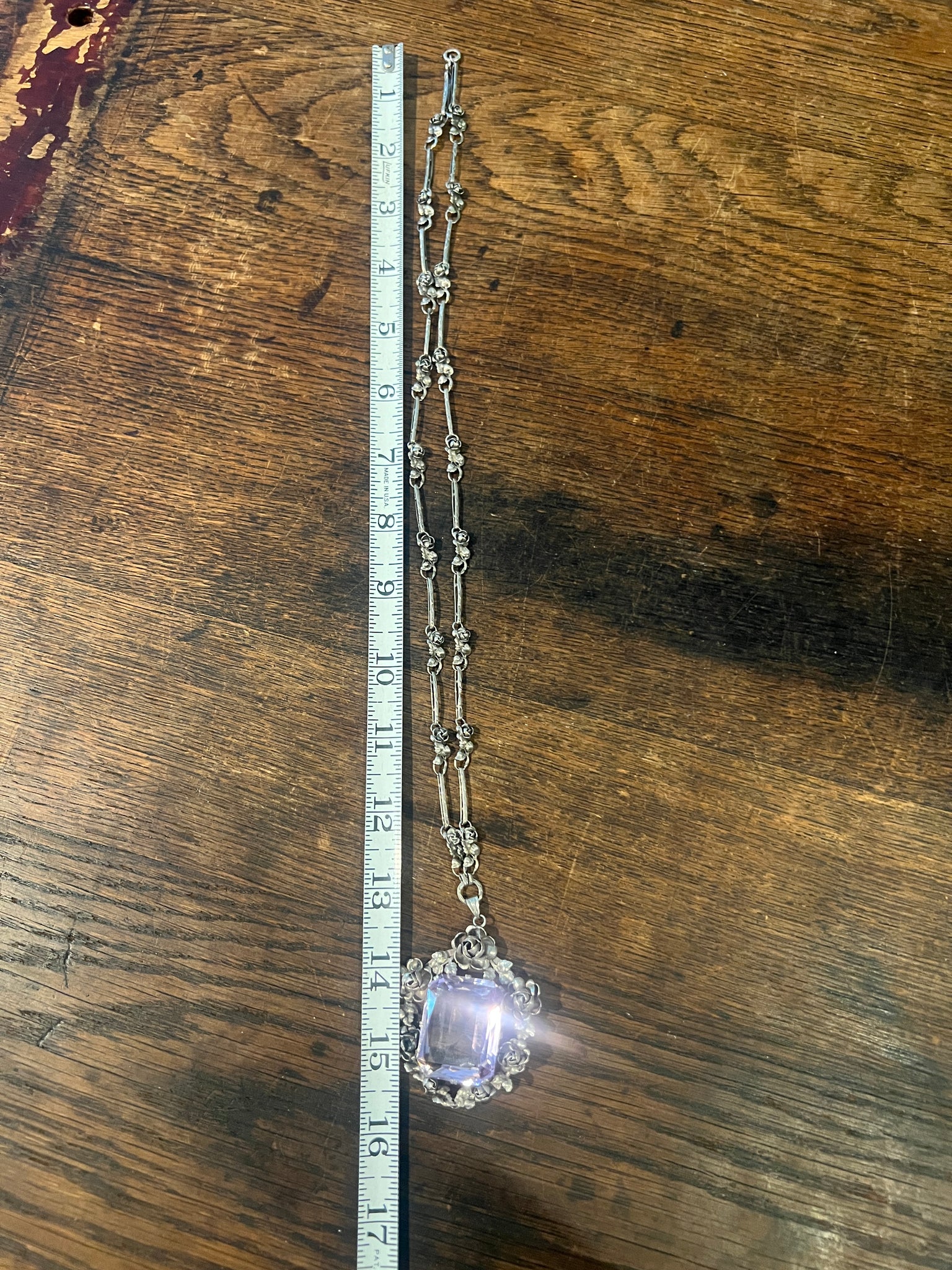 Silver & Amethyst Pendant