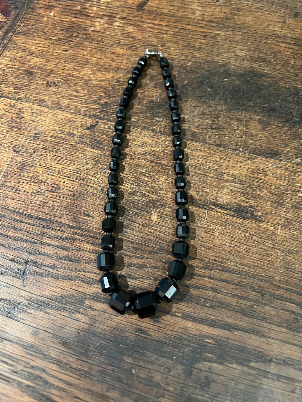 Victorian Jet Mourning Necklace
