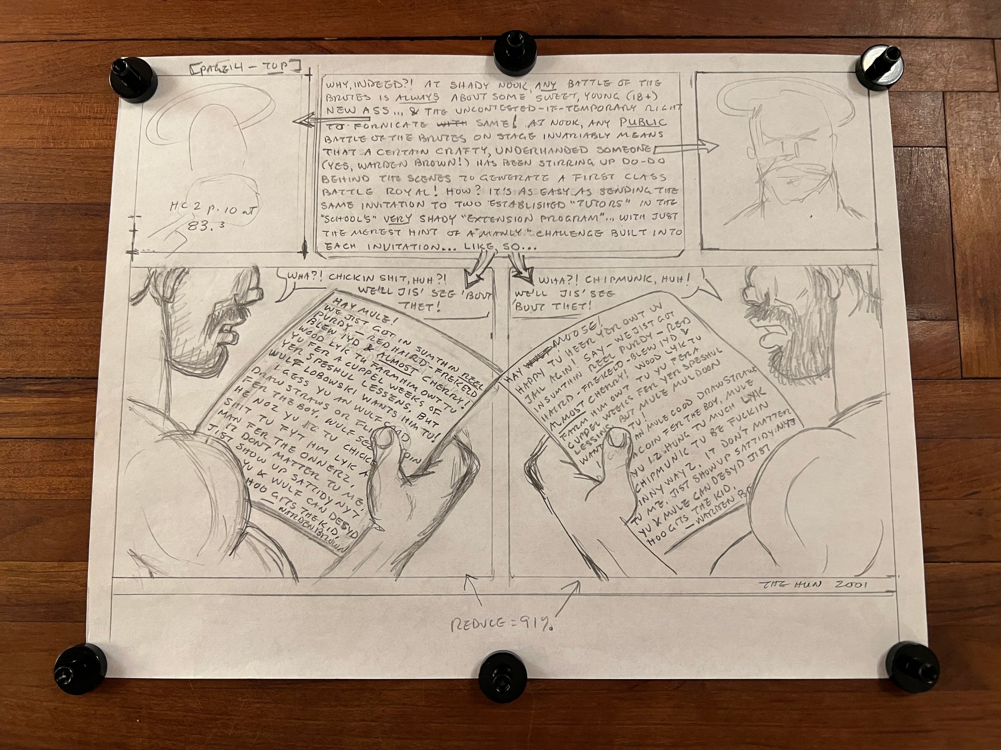 The Hun - Original Drawing 2001
