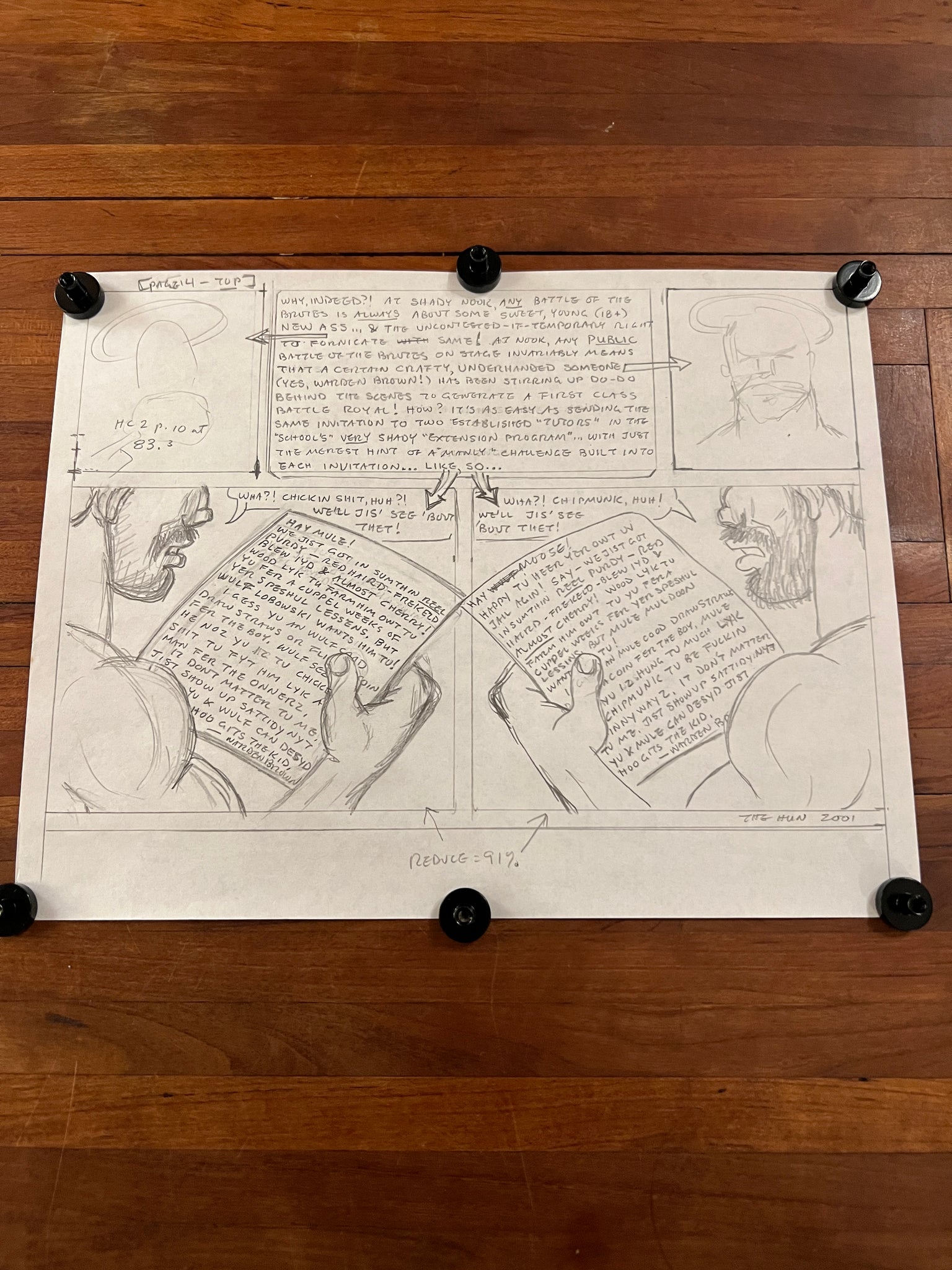 The Hun - Original Drawing 2001